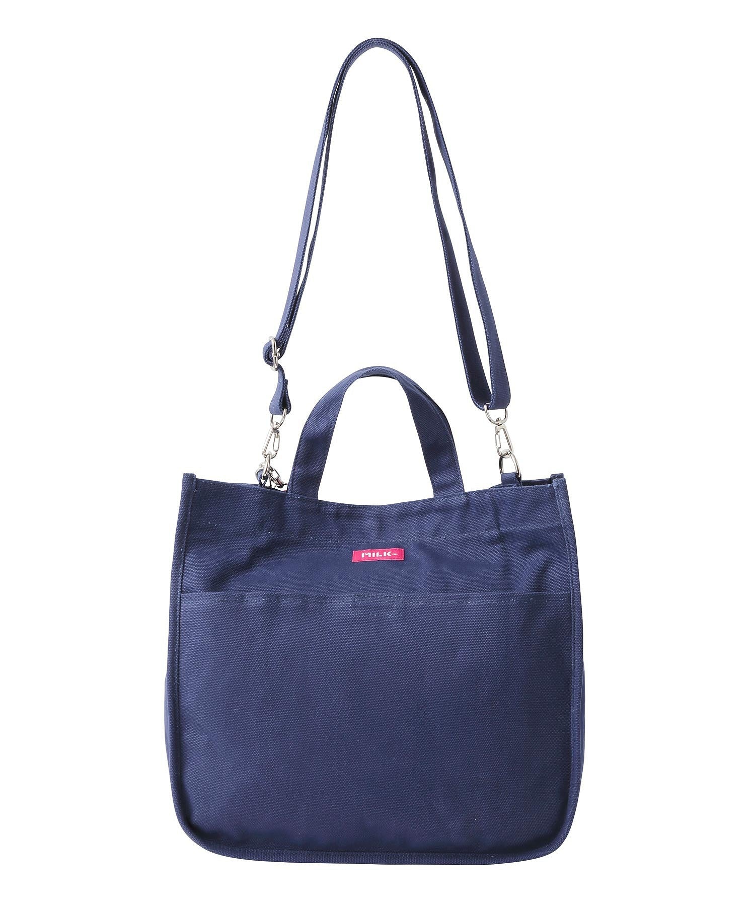 EMBROIDERED BAR SHOULDER BAG W/STRAP MILKFED.