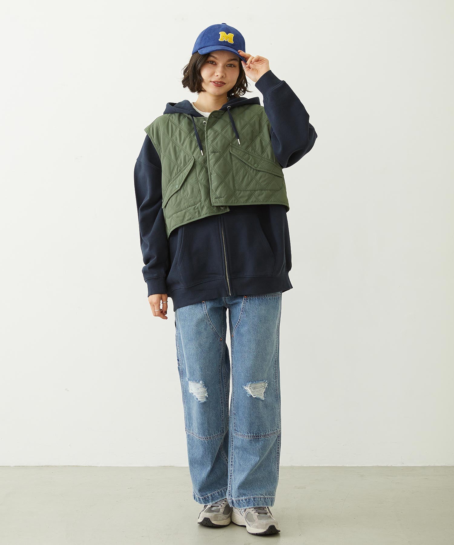 INITIAL EMBROIDERED CAP