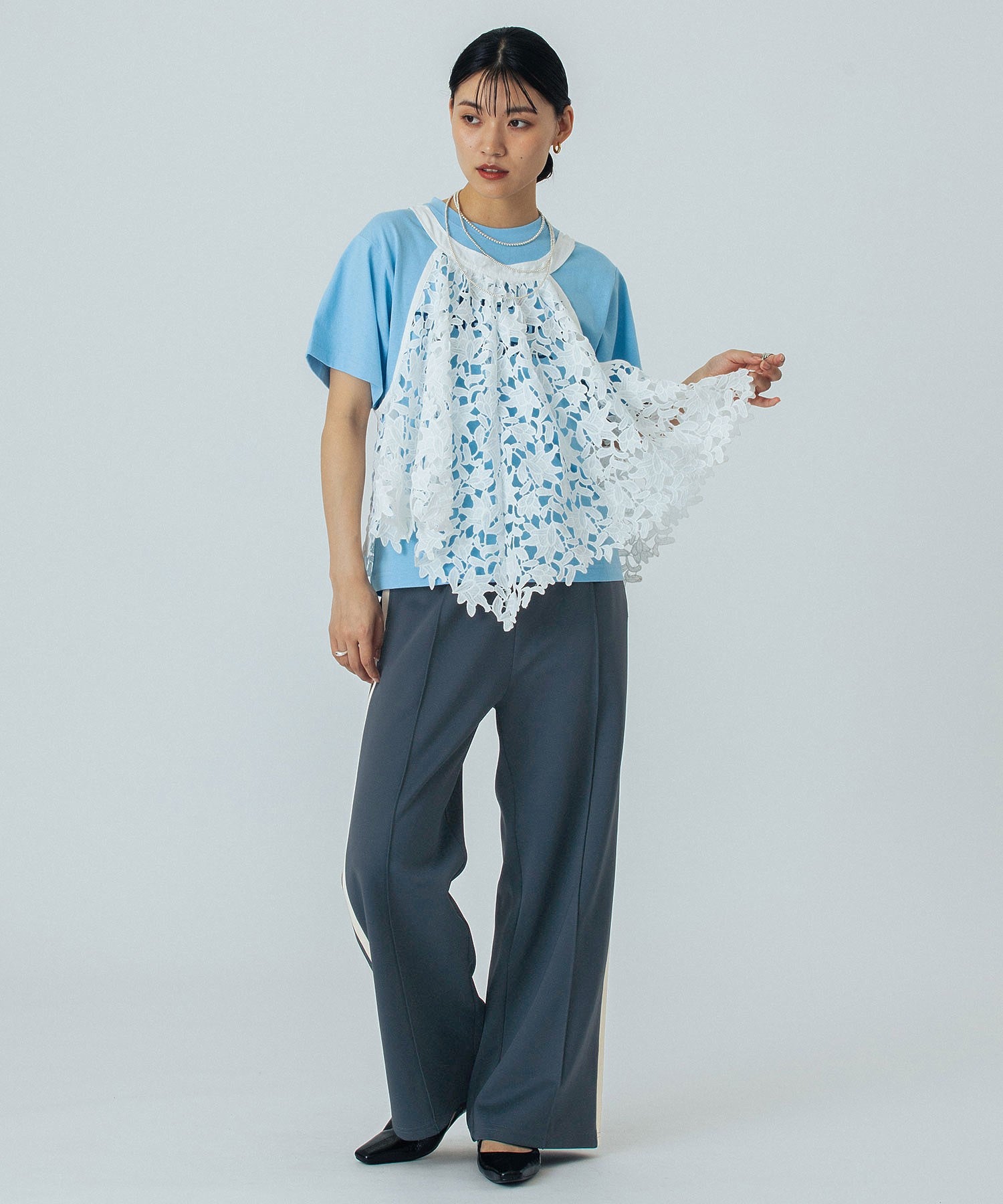 model:167cm 着用サイズ:M