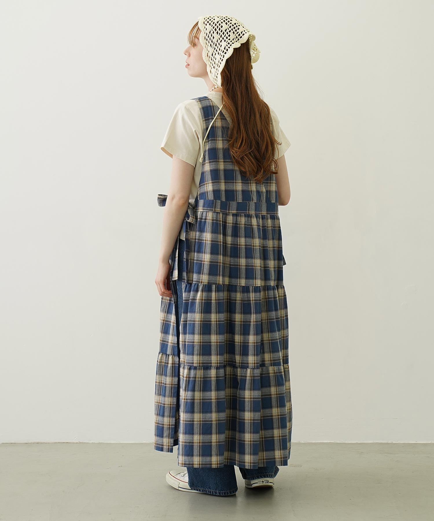 APRON TIERED DRESS