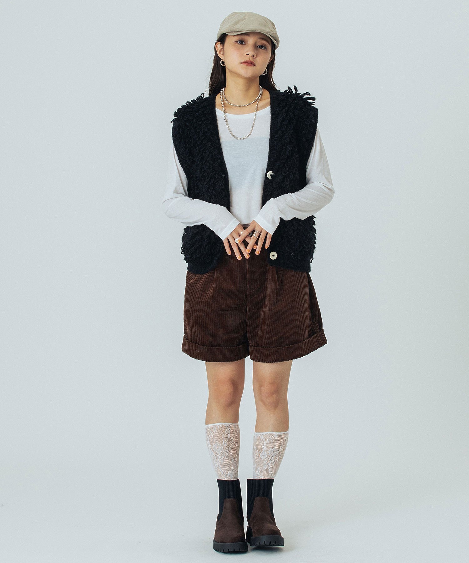model:160cm 着用サイズ:ONE SIZE