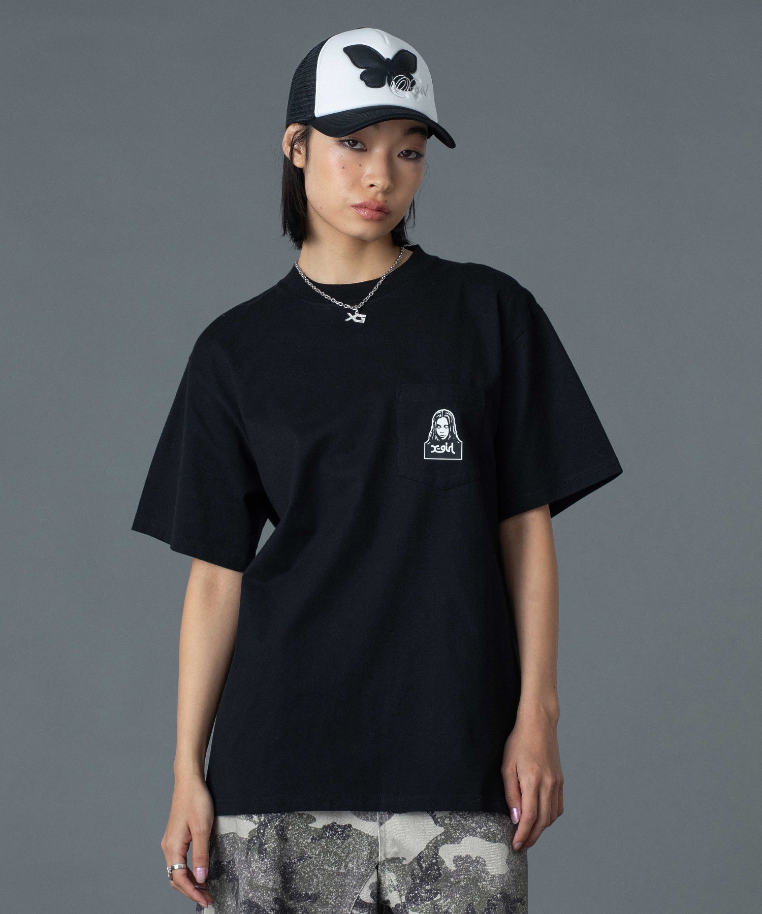 BUTTERFLY PATCH TRUCKER CAP