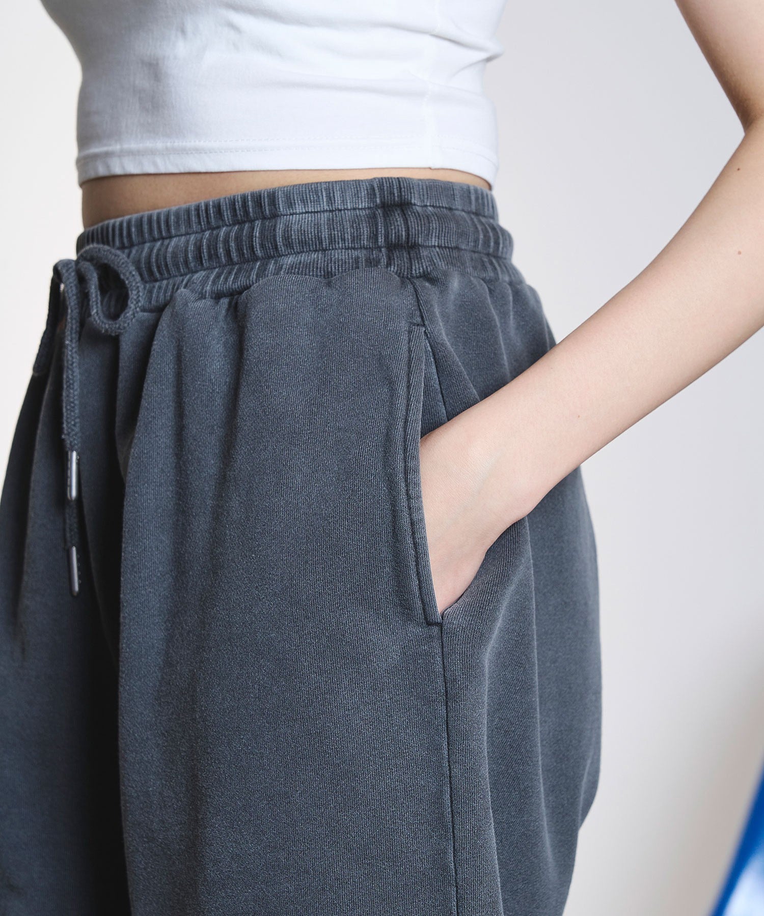 CREOLME/SWEAT HALF PANTS