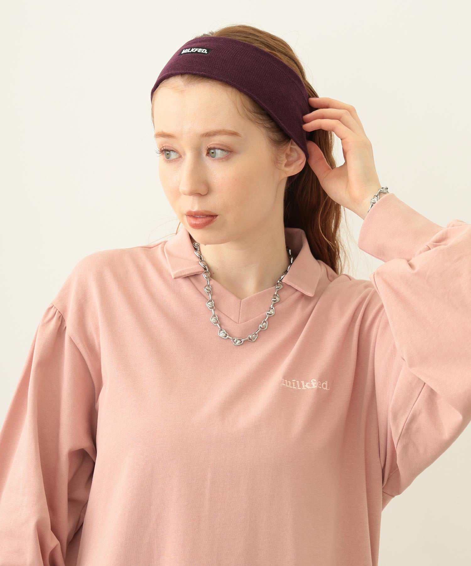 LOGO KNIT HAIR BAND