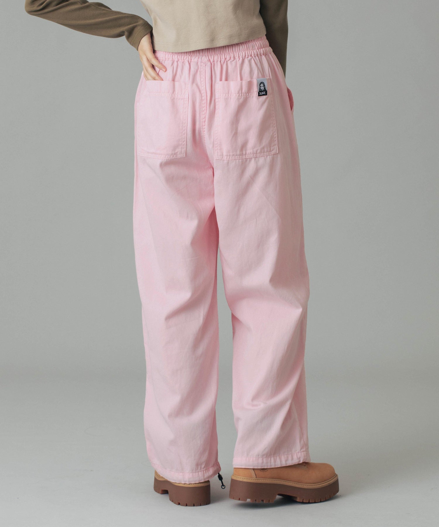 FACE LABEL EASY PANTS