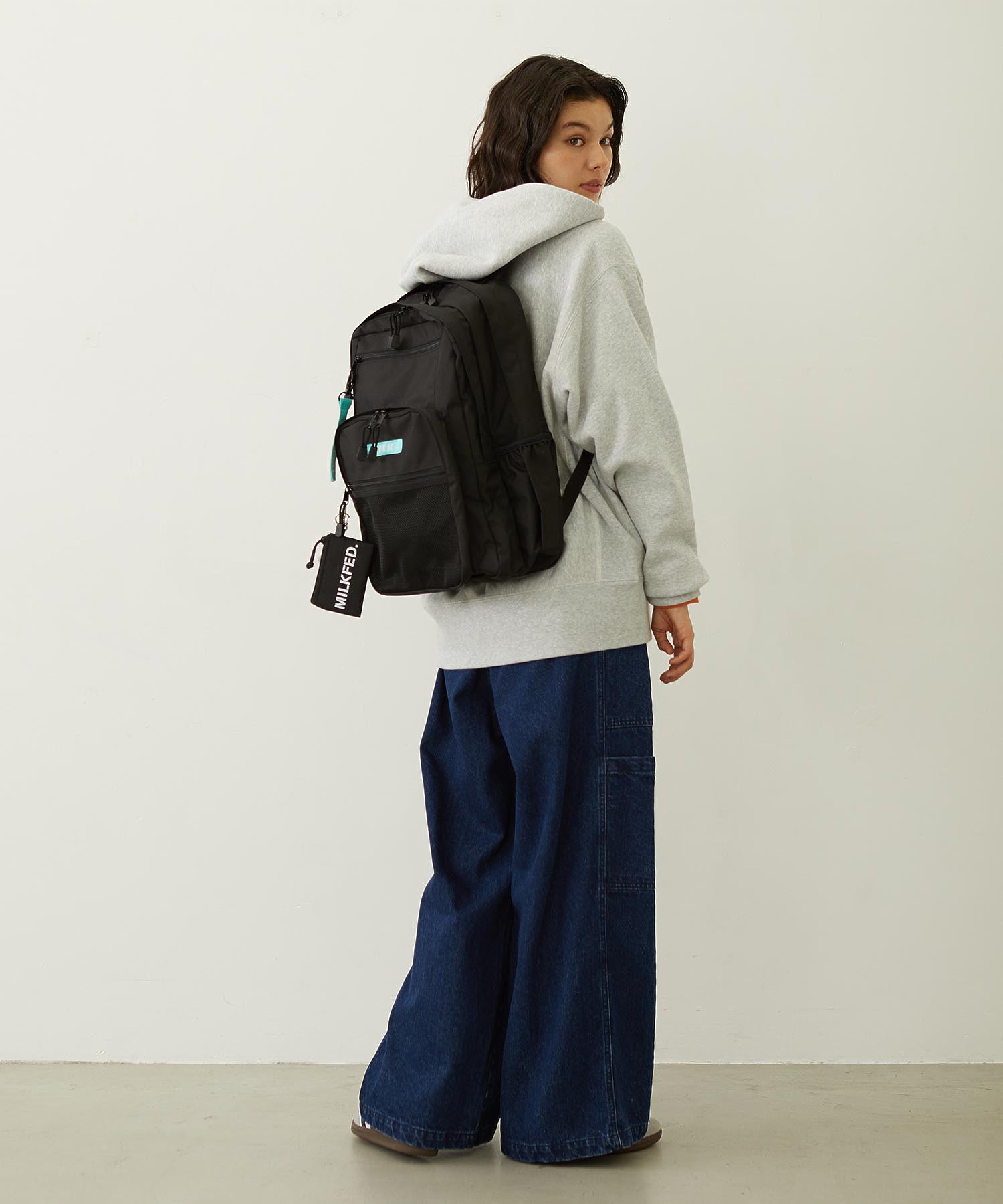 W ZIP BACKPACK LtGREEN