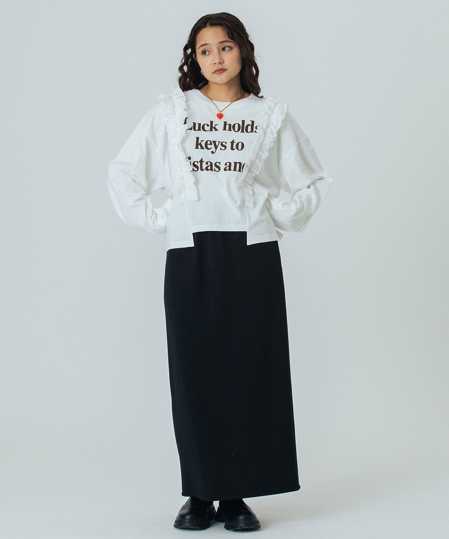 model:160cm 着用サイズ:ONE SIZE