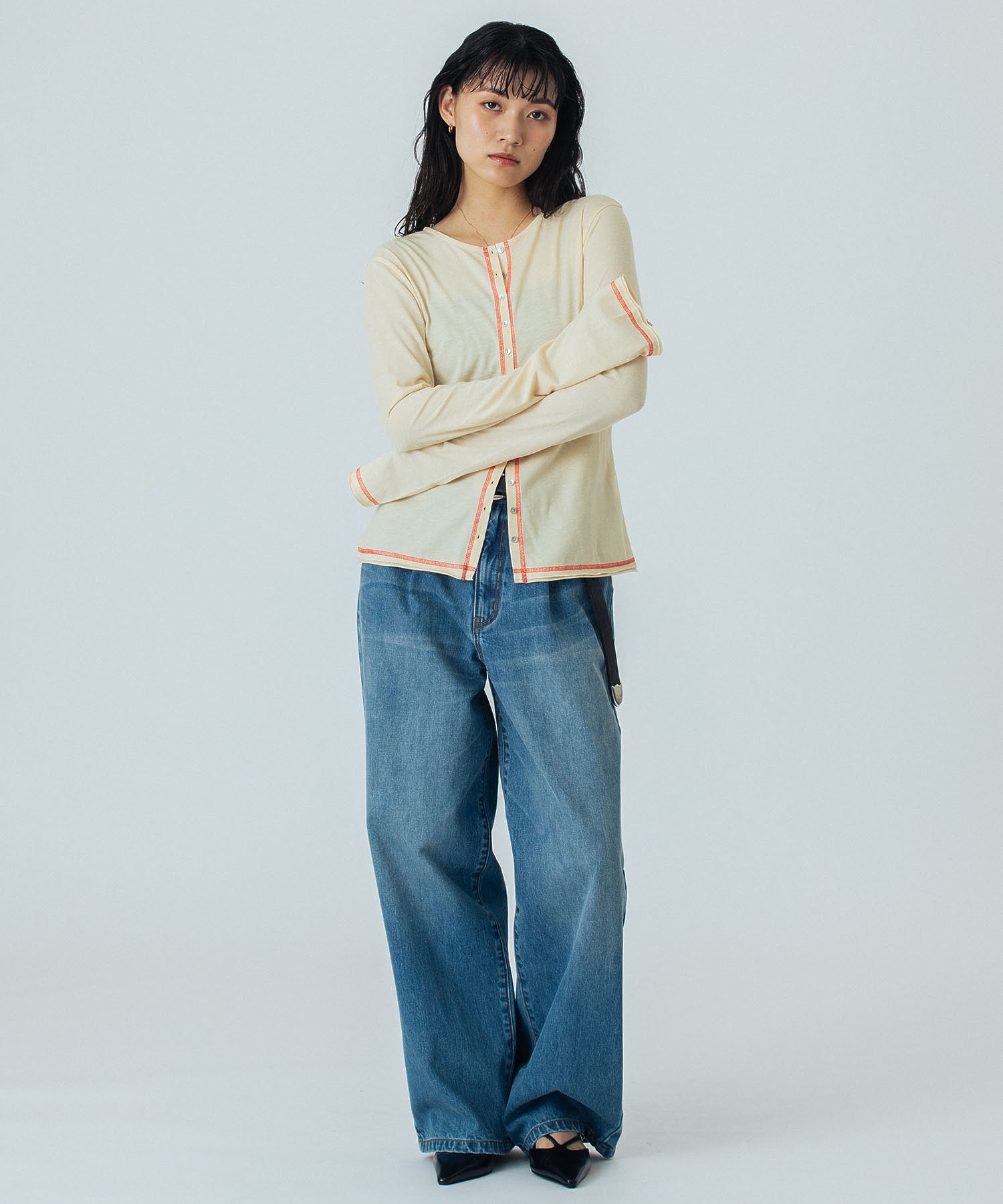 model:167cm 着用サイズ:M