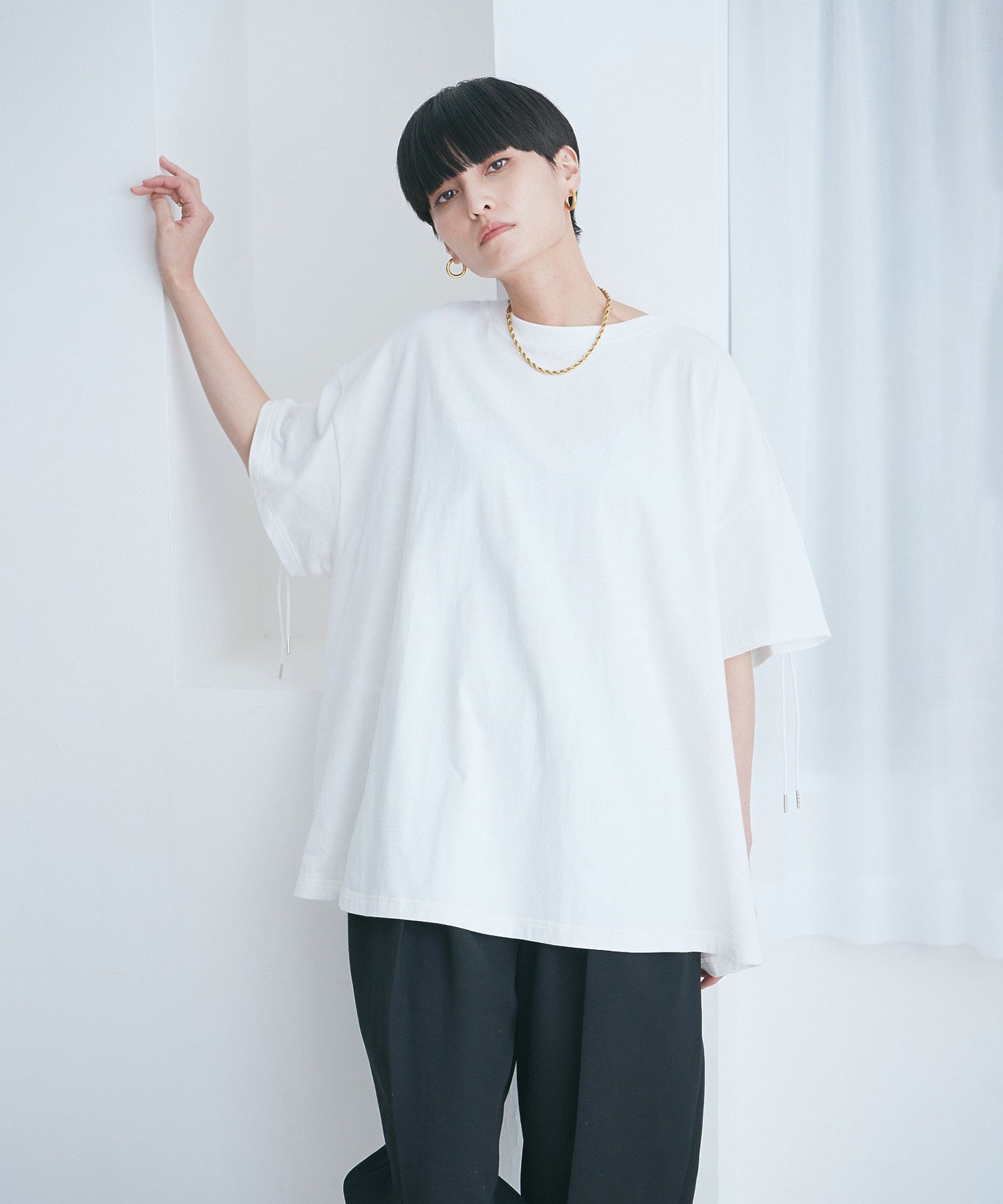 バックギャザープルオーバー