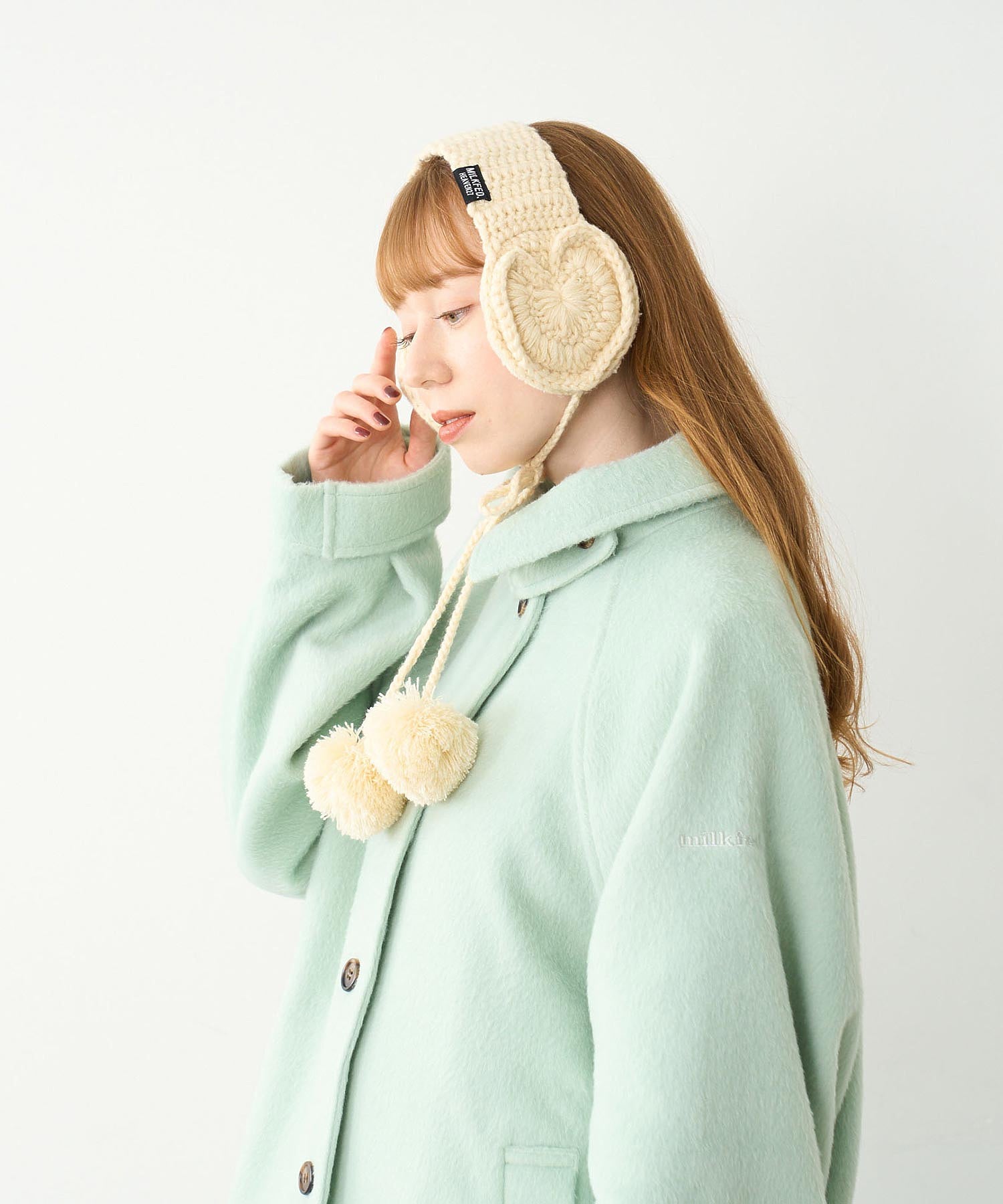 HEART KNIT EARMUFFS