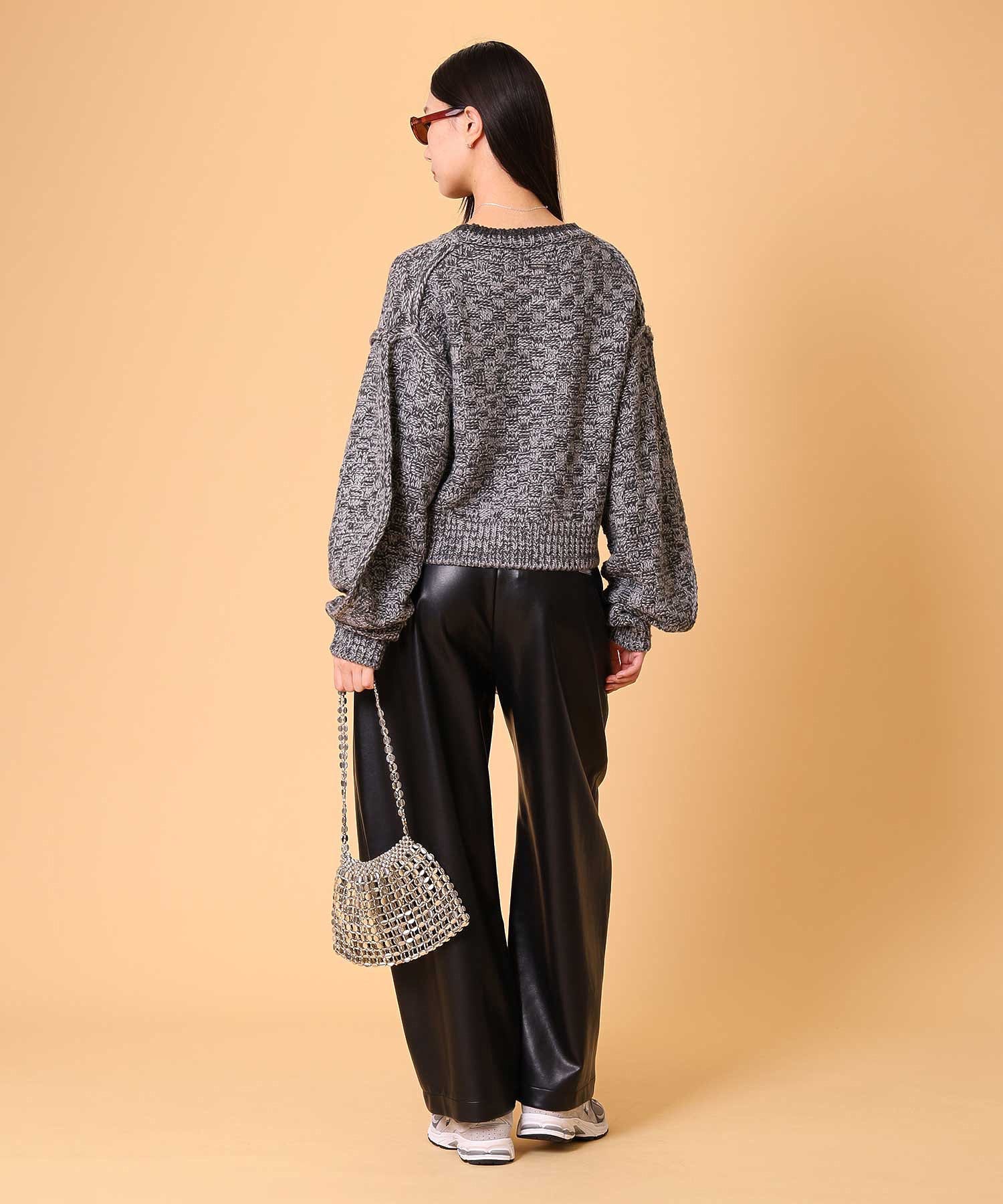 ミックスニットプルオーバー