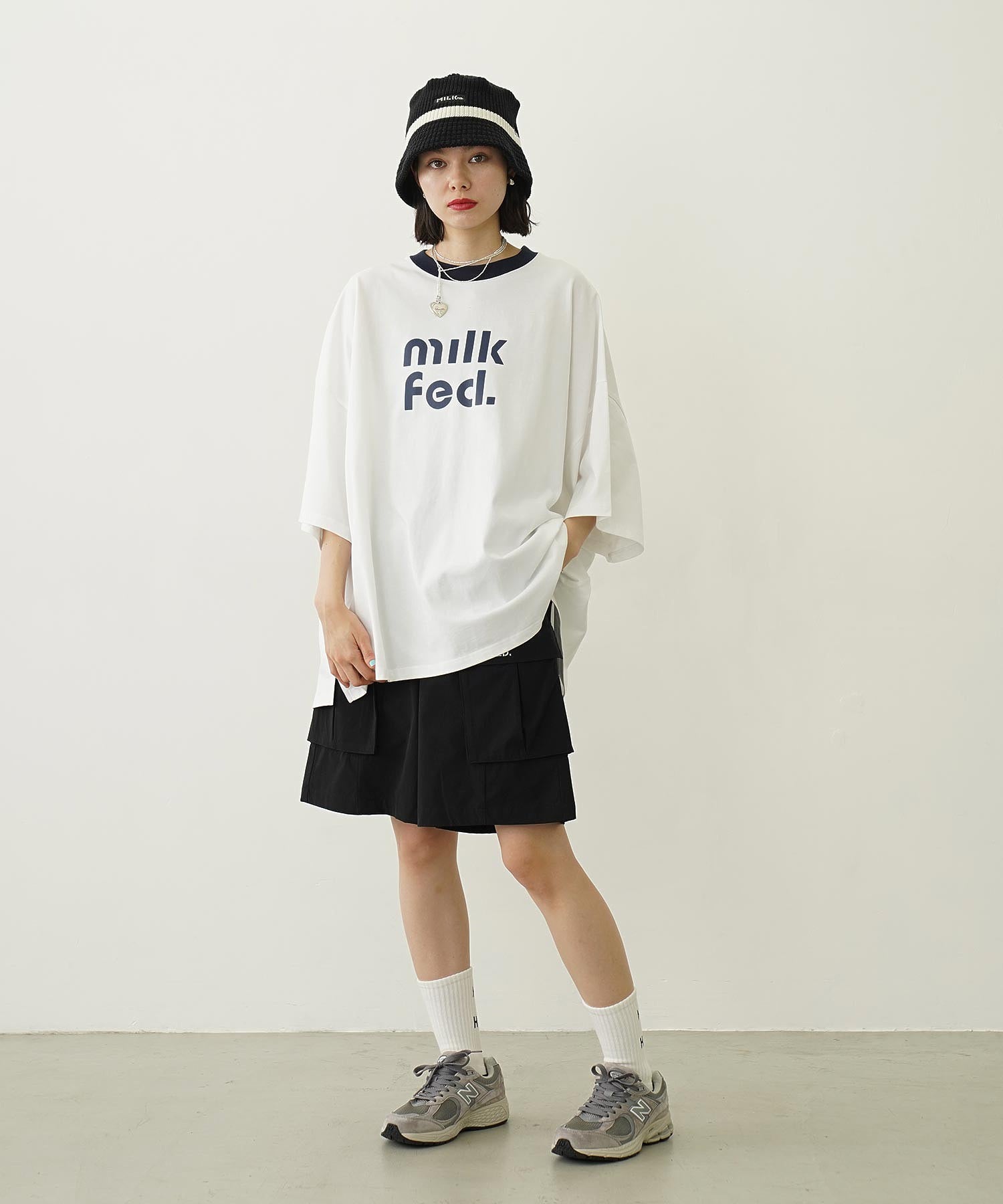 CUT OUT LOGO BIG S/S TOP