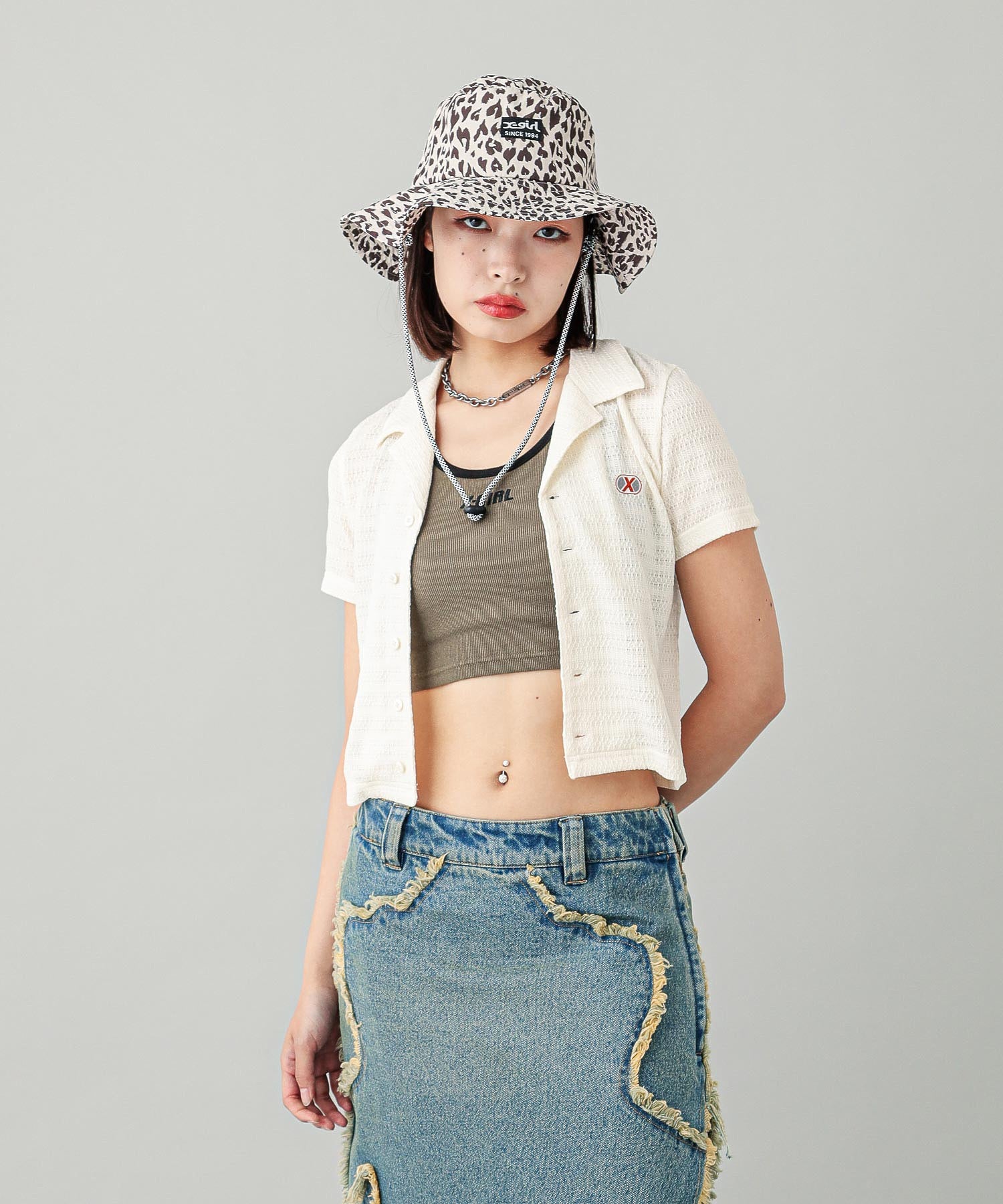 OPEN COLLAR COMPACT SHIRT