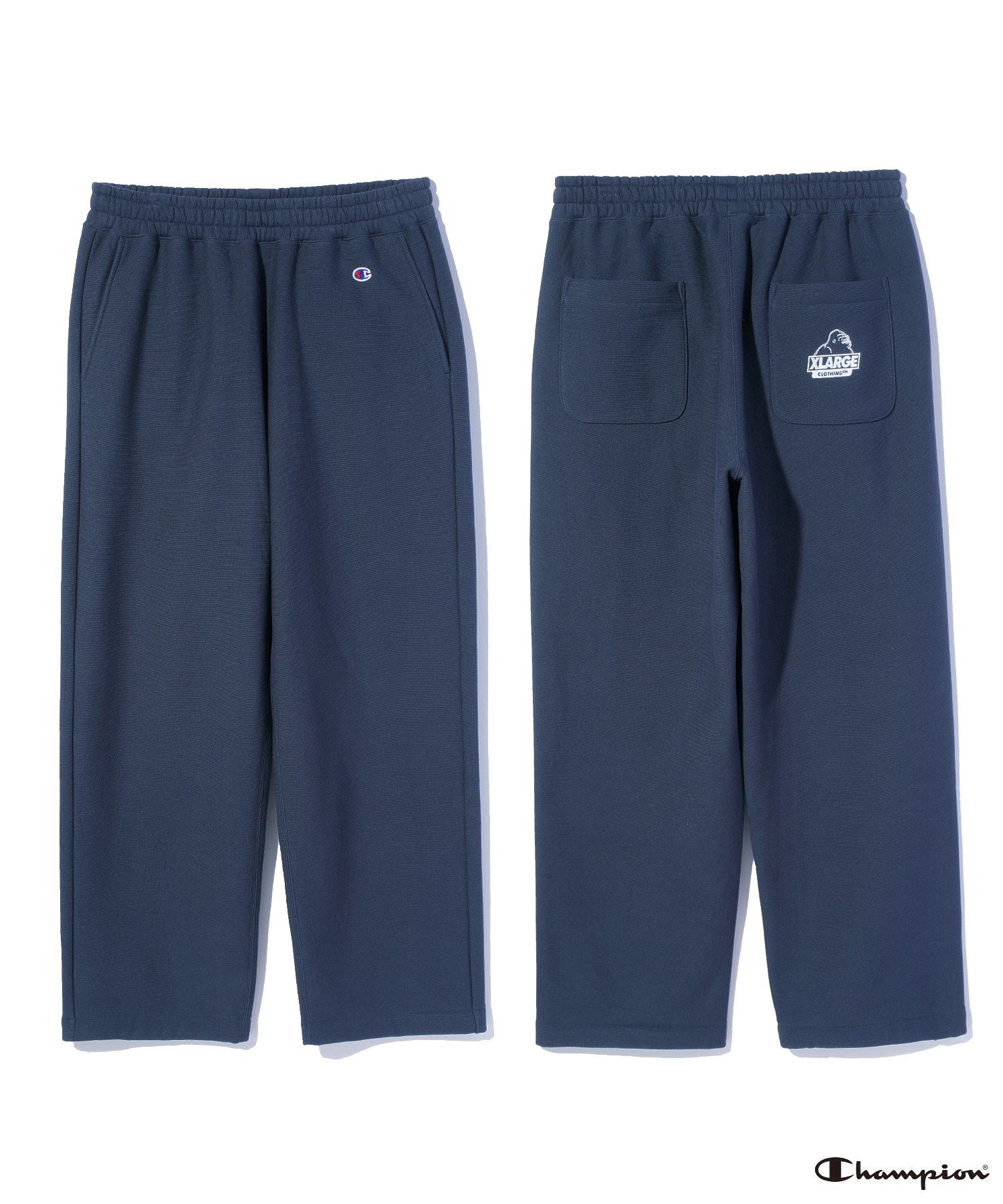 XLARGE×Champion REVERSE WEAVE WIDE SWEAT PANTS