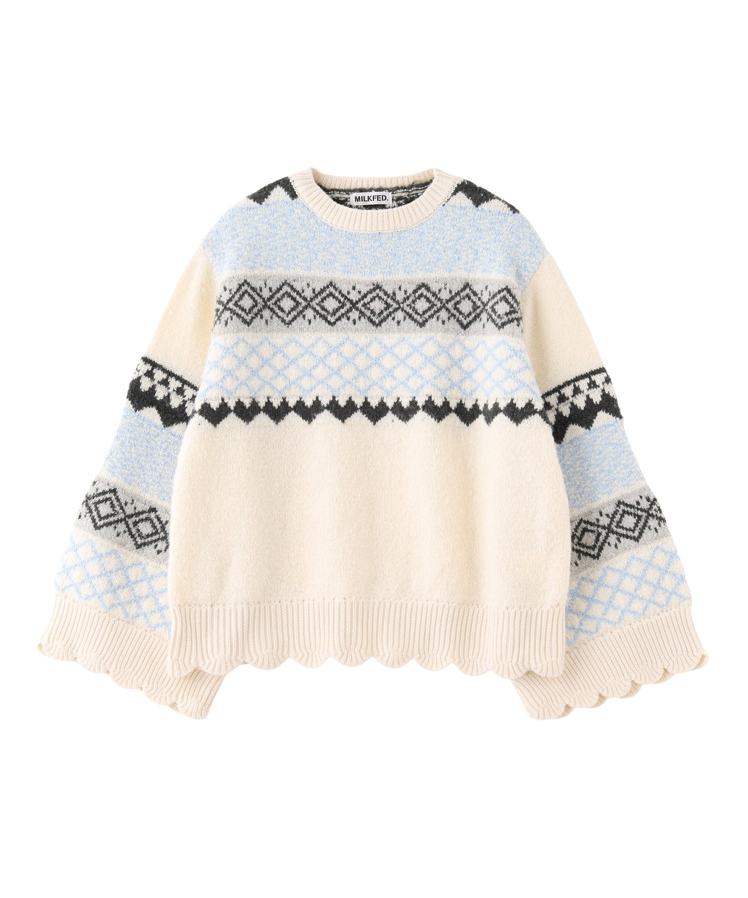 PATTERNED KNIT TUNIC