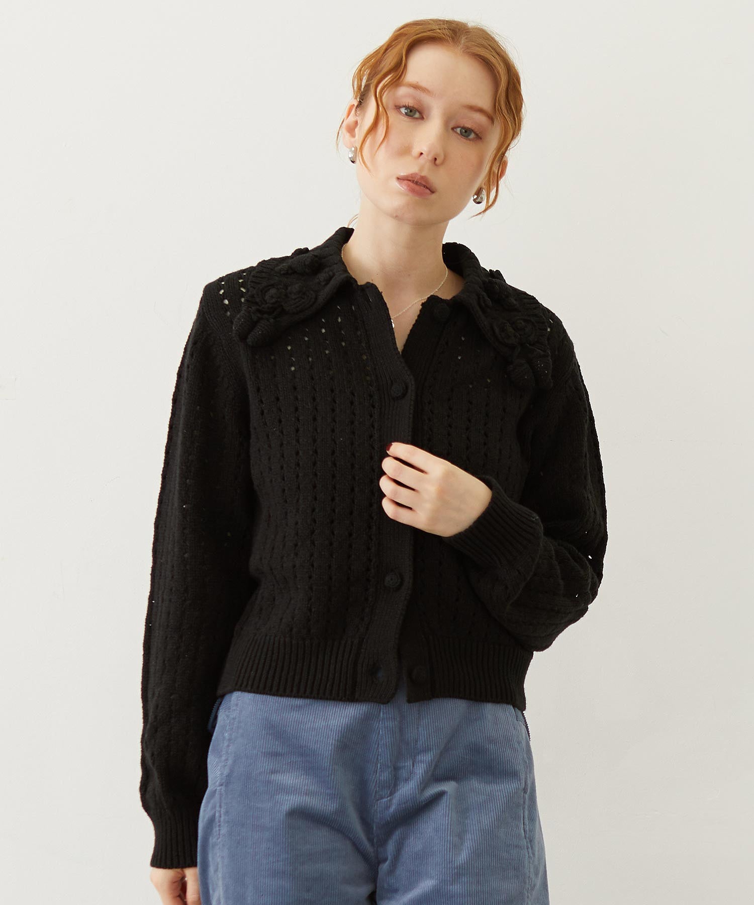 STRAWBERRY KNIT CARDIGAN