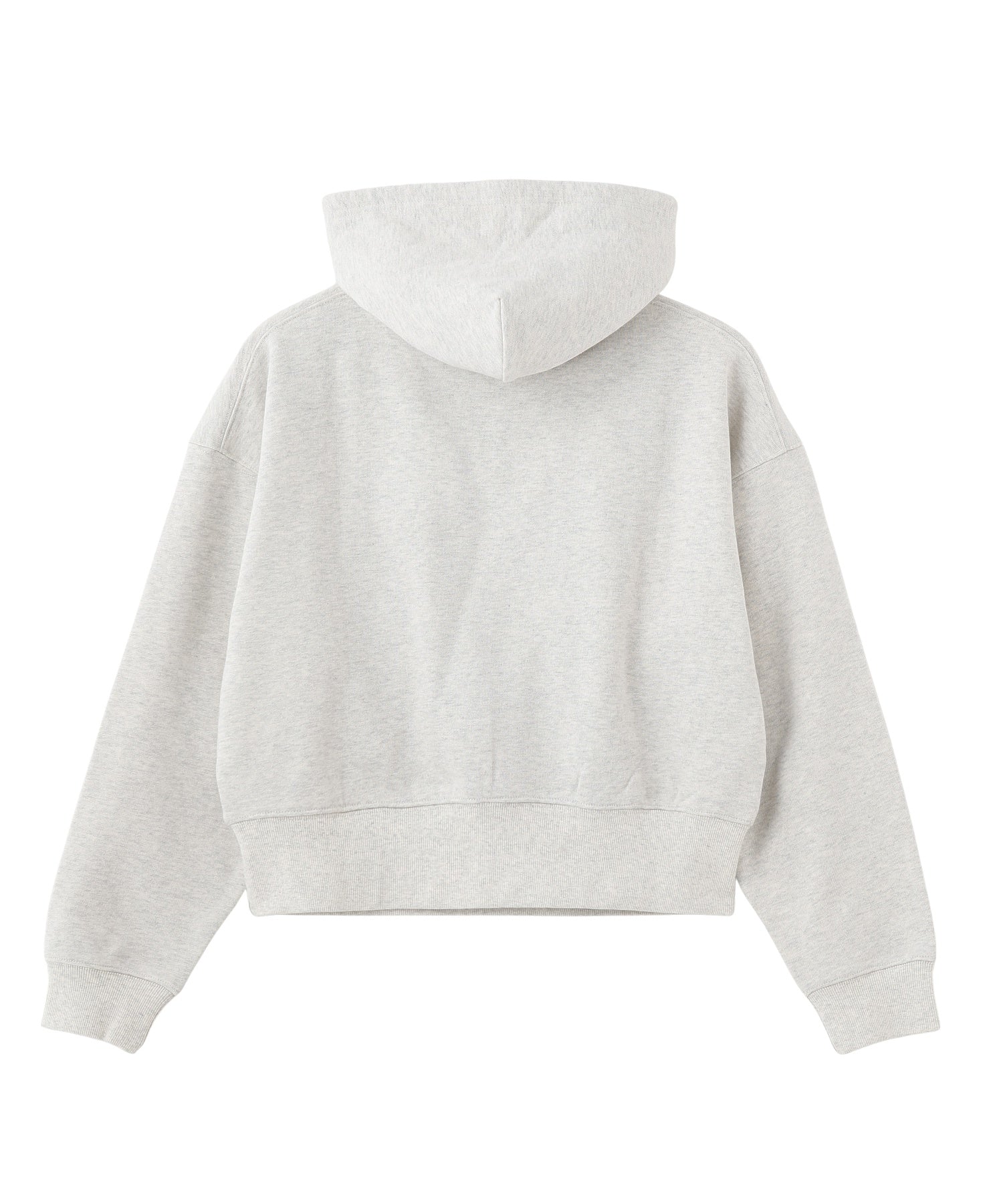 STITCHED LOGO SHORT HOODIE