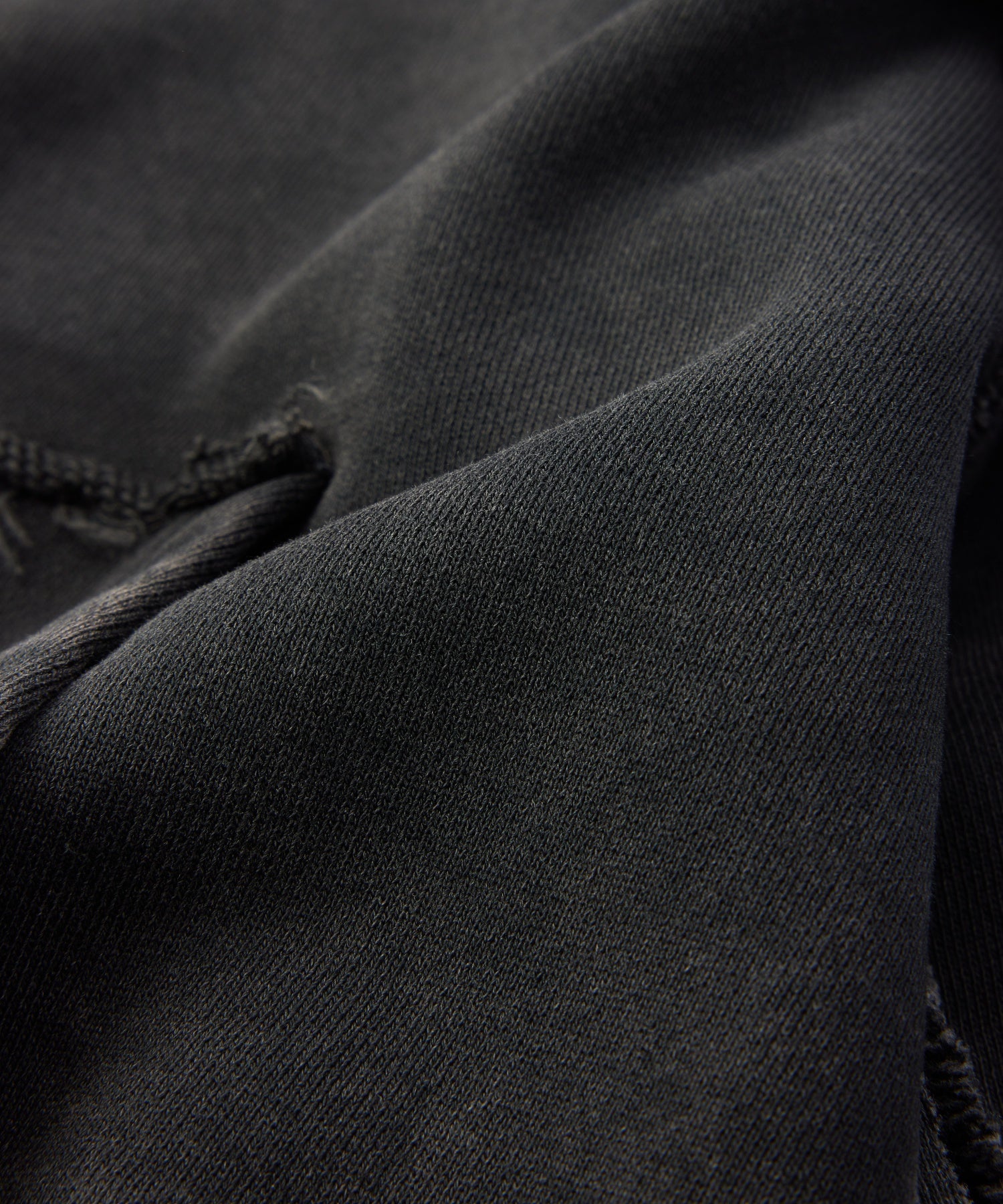 FADED CUT OFF COMPACT ZIP UP SWEWAT HOODIE