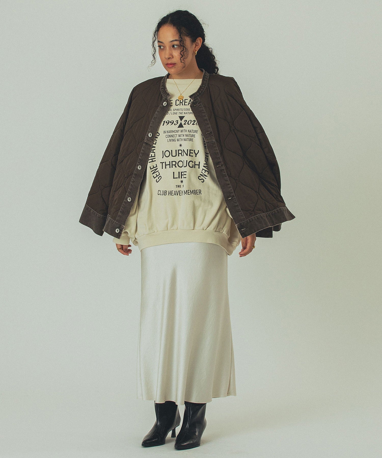 model:168cm 着用サイズ:ONE SIZE