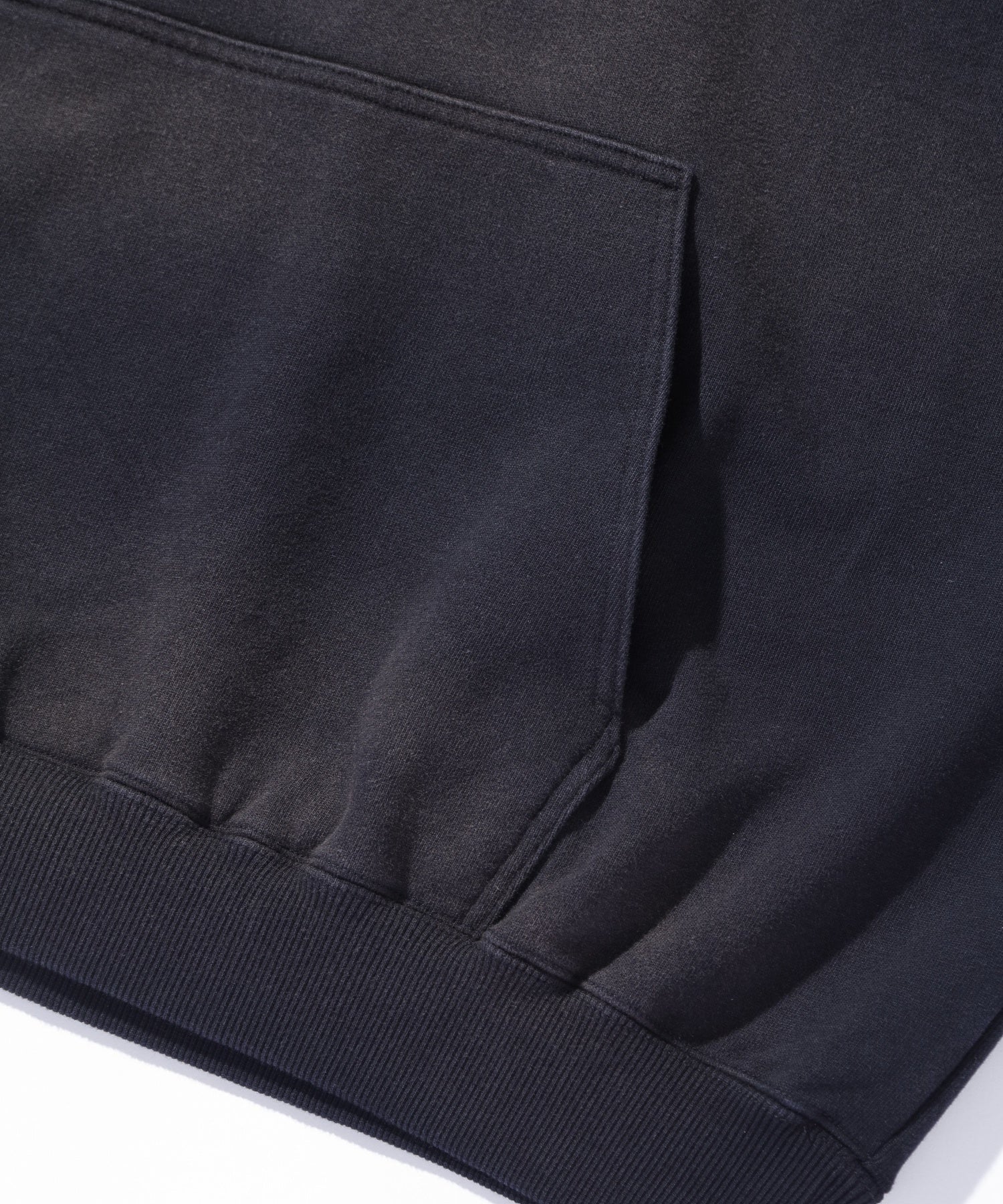 DISCHARGE PRINTED SLANTED OG HOODED SWEATSHIRT