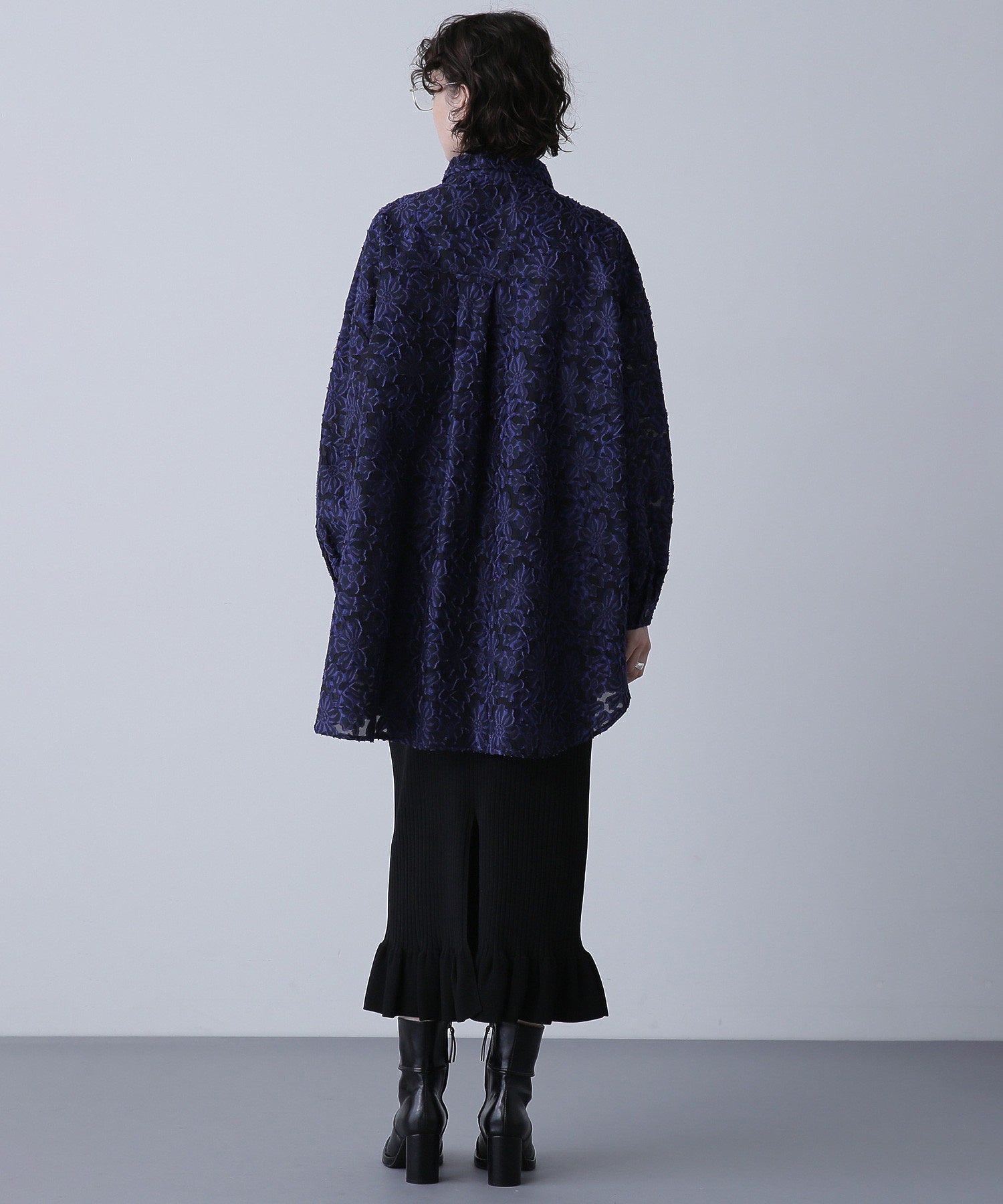 GENE HEAVENS/フラワーシアードビー ワークポケットビッグシャツ