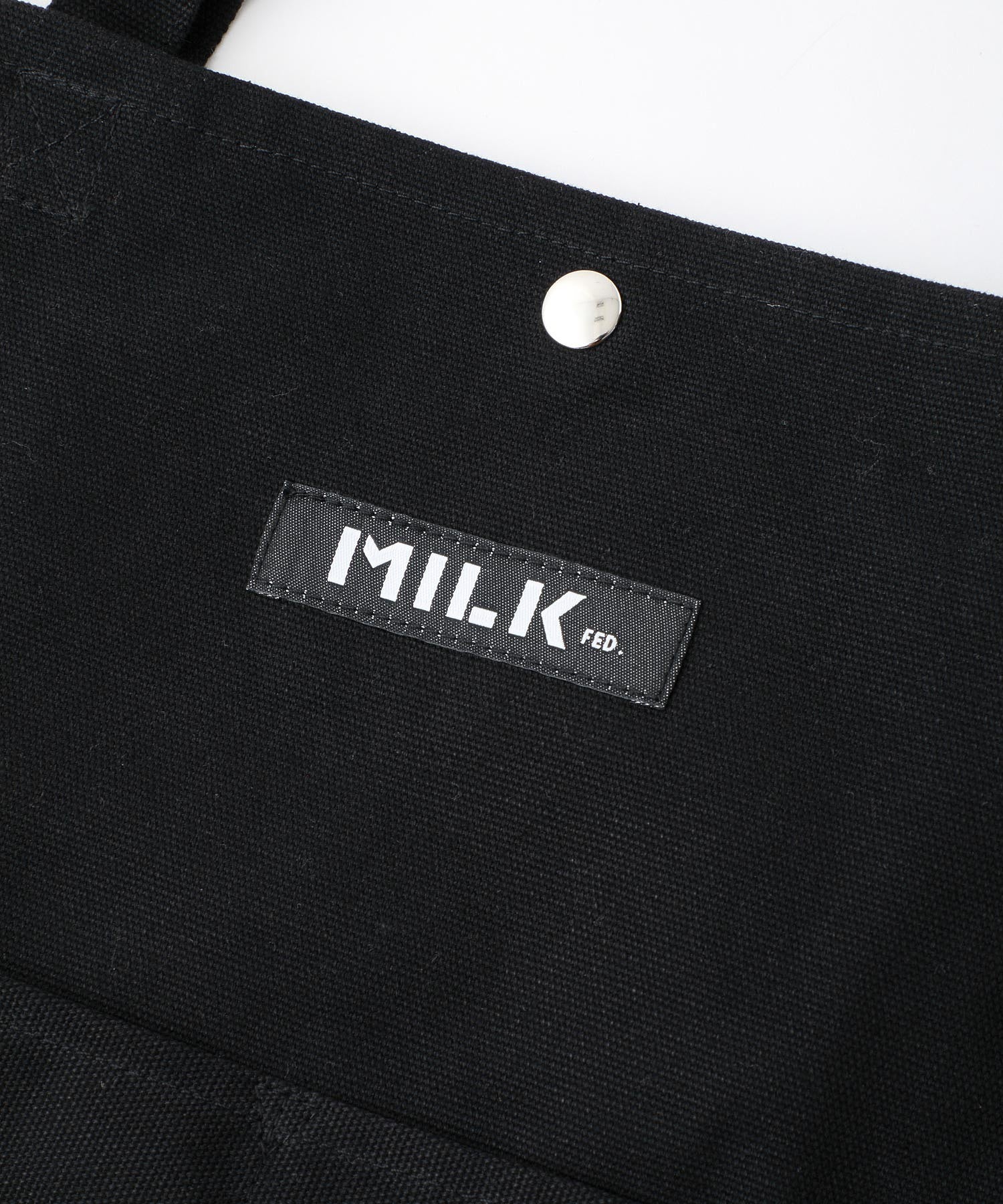 PIPING SQUARE TOTE COOPER LOGO MILKFED.