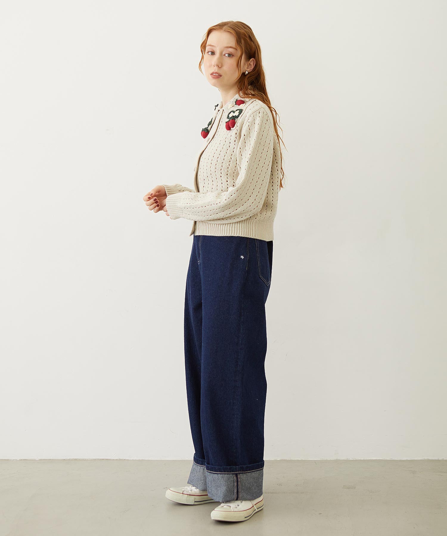 STRAWBERRY KNIT CARDIGAN