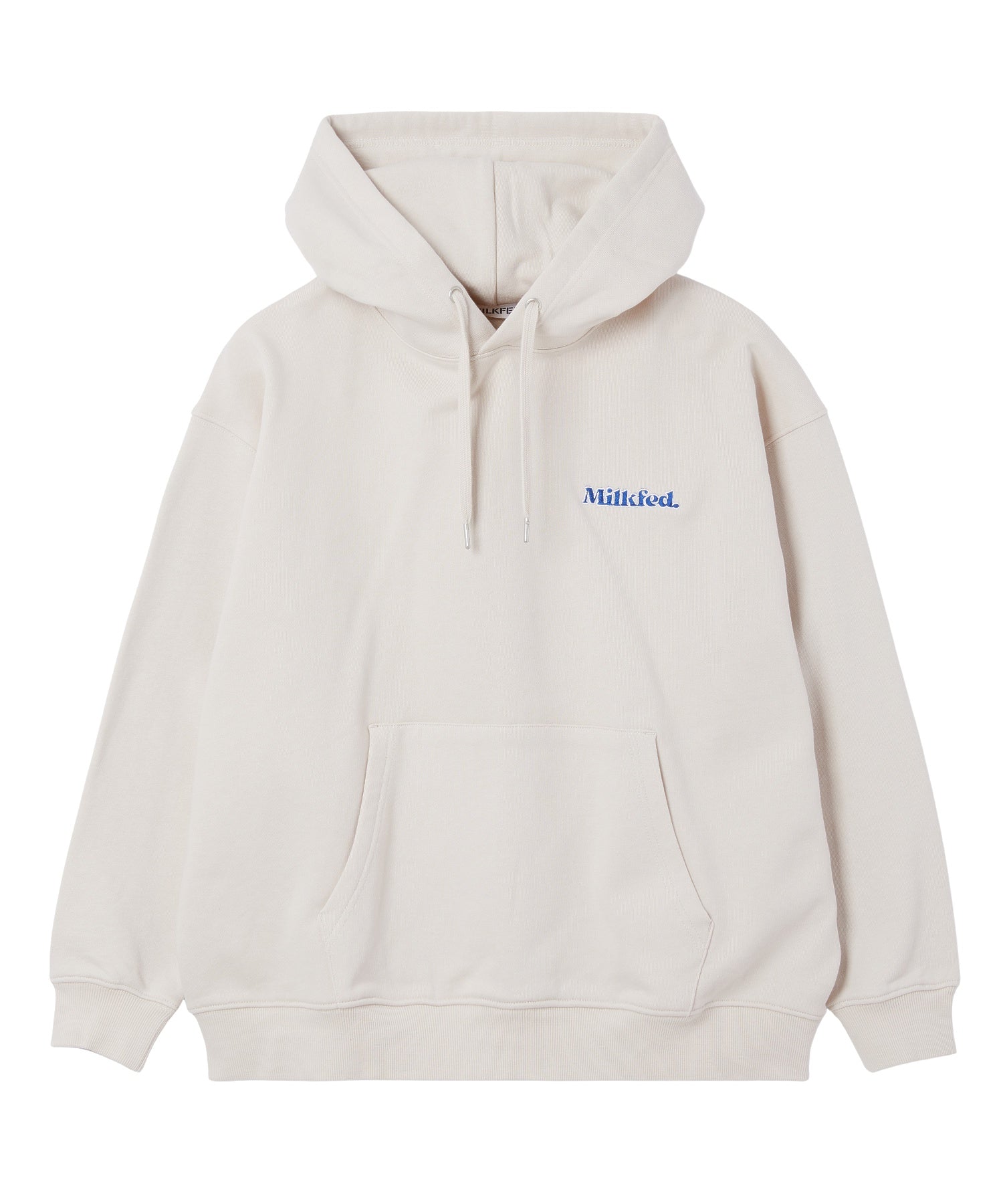 RIBBON EMBROIDERY SWEAT HOODIE