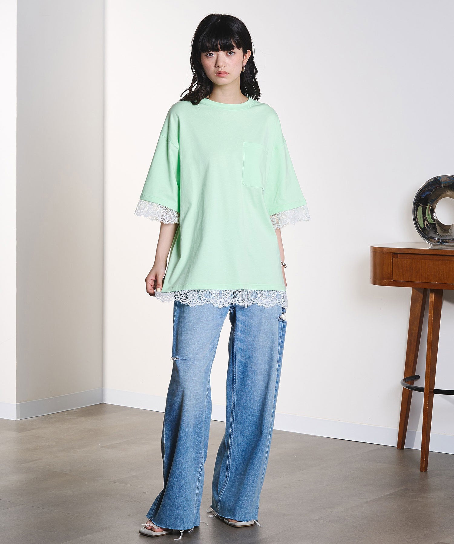 model:163cm 着用サイズ:ONE SIZE