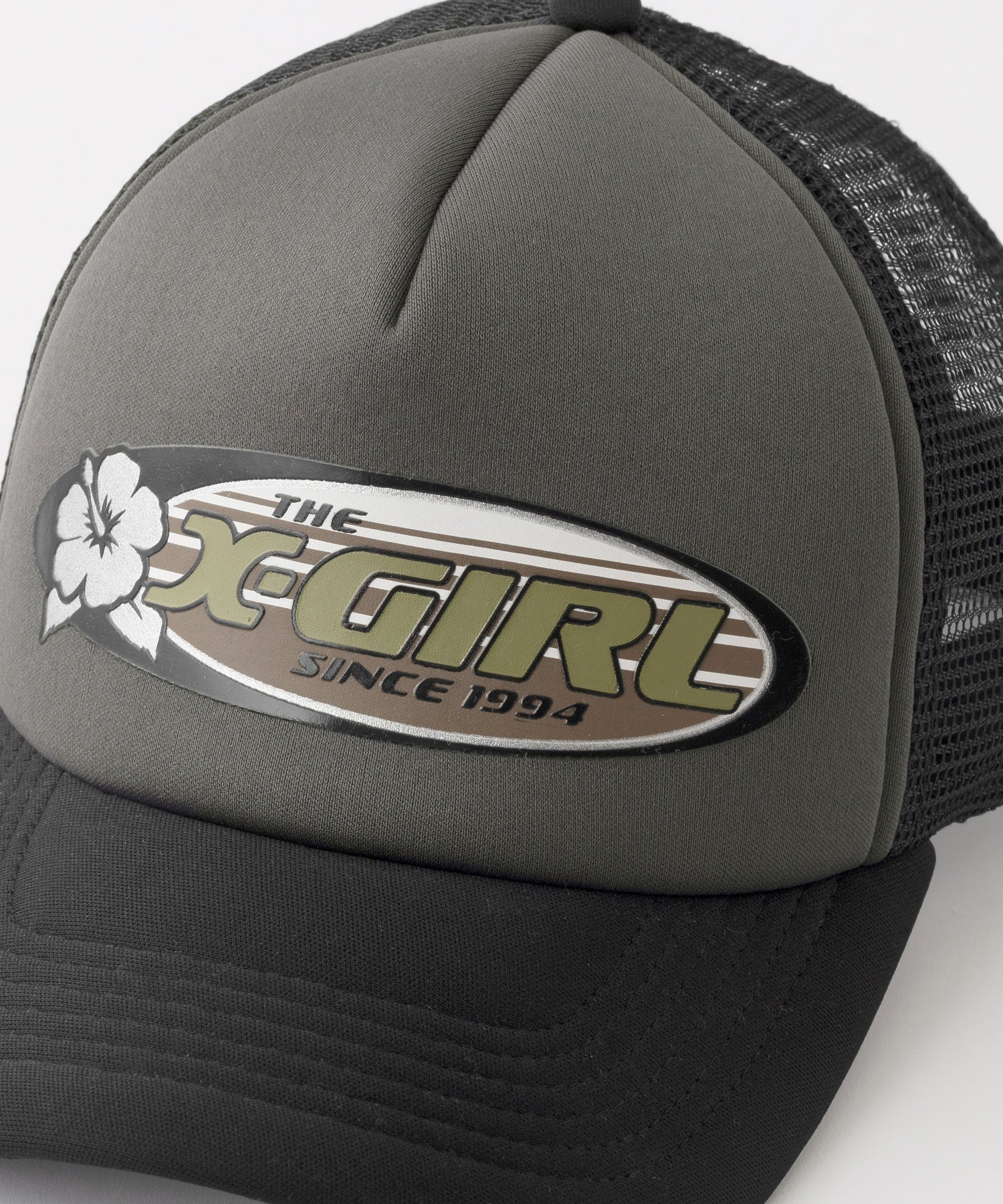 HIBISCUS OVAL LOGO TRUCKER CAP