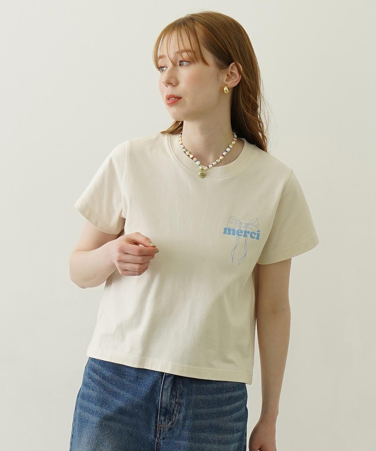 MERCI RIBBON COMPACT S/S TEE