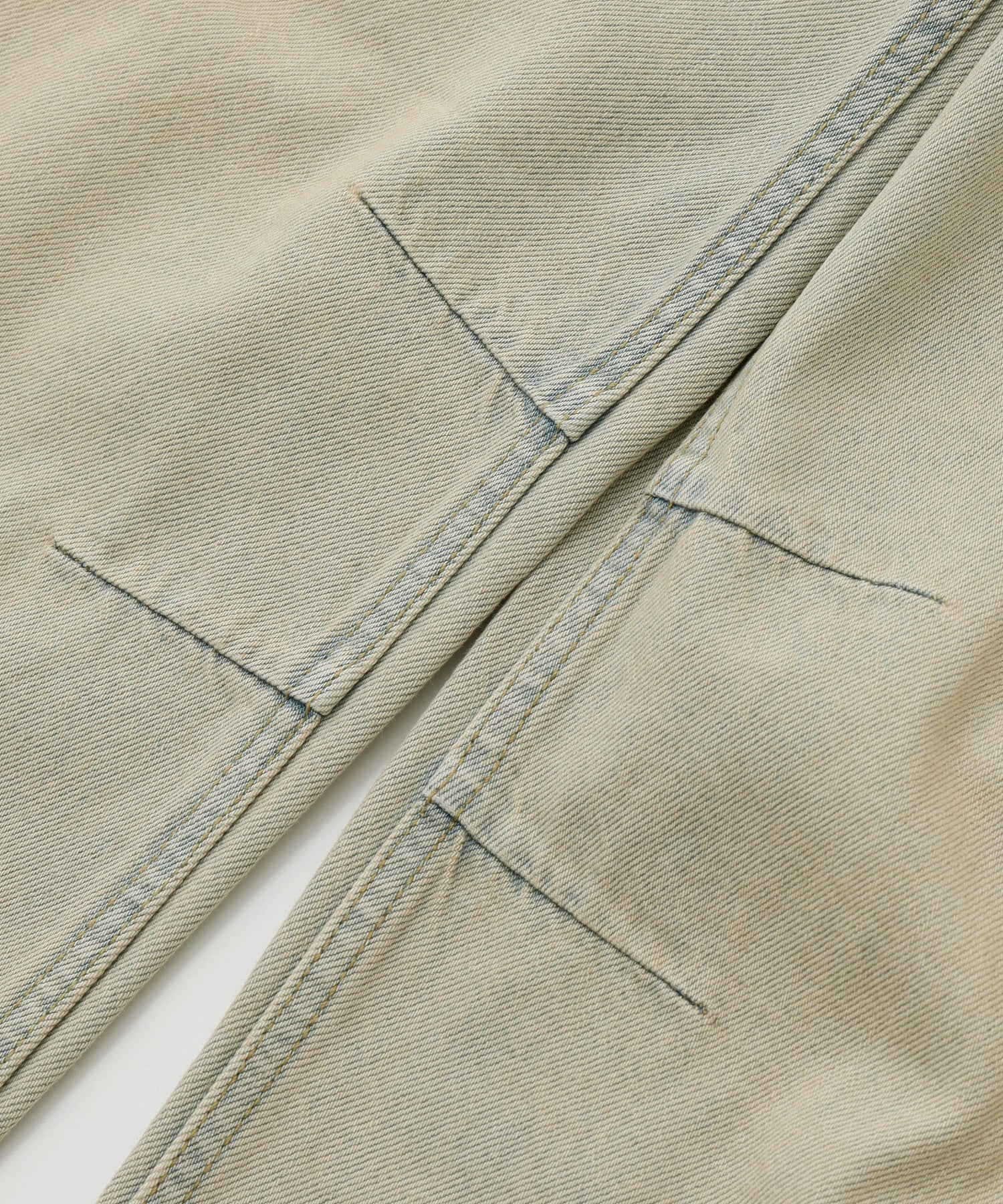 CURSIVE LOGO DENIM CARGO PANTS