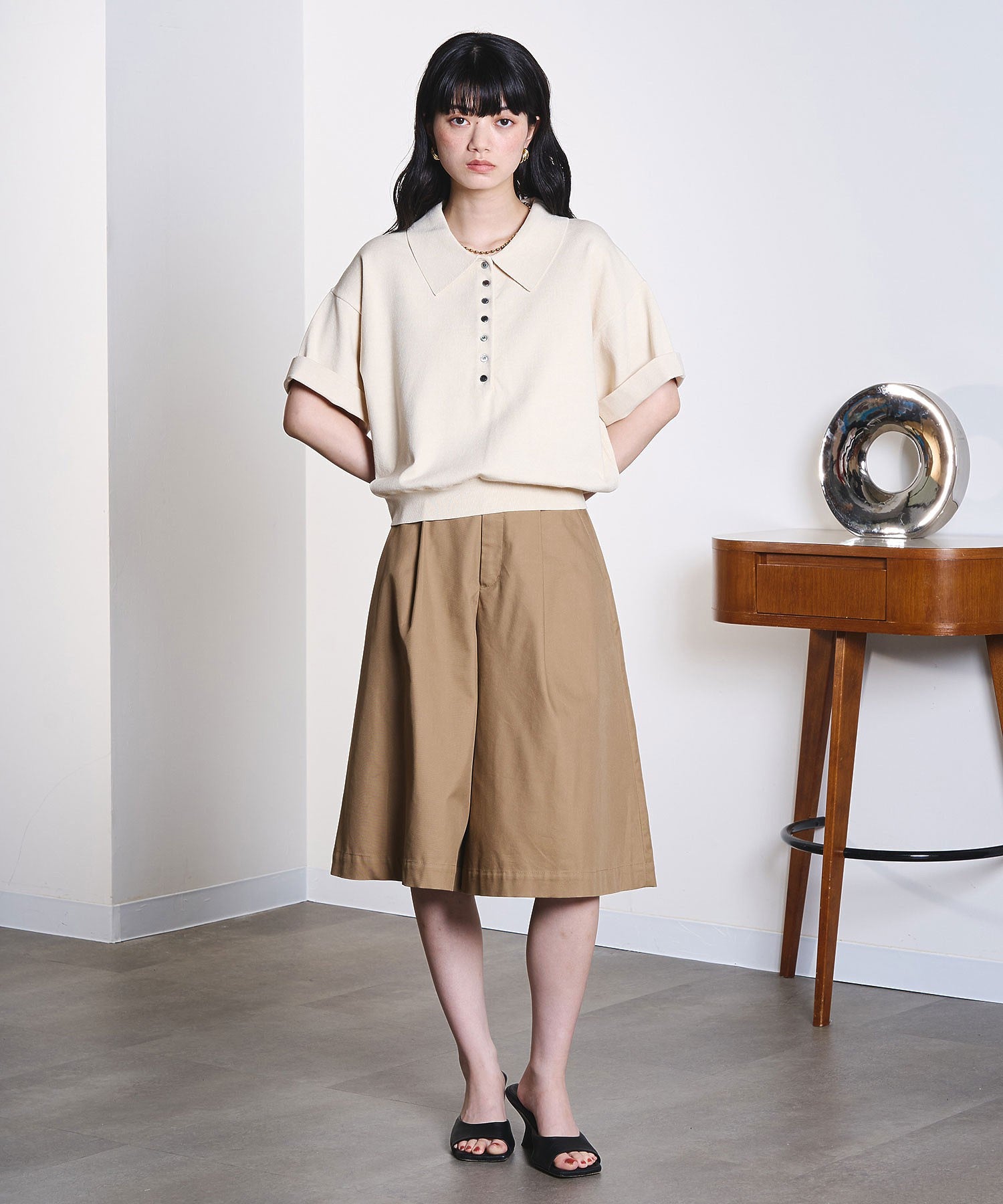 model:163cm 着用サイズ:S