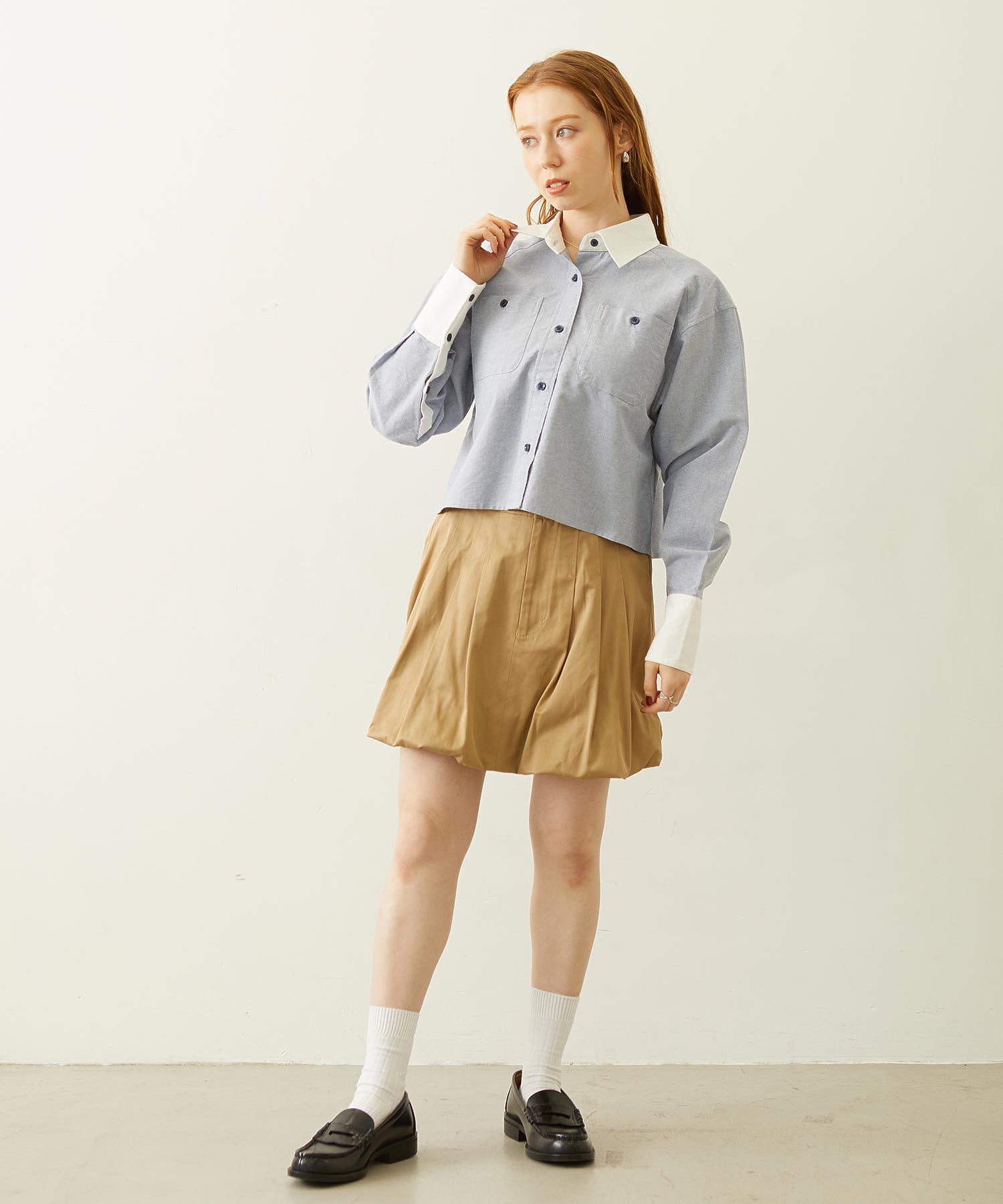 ACCENT COLLAR and CUFFS SHIRT