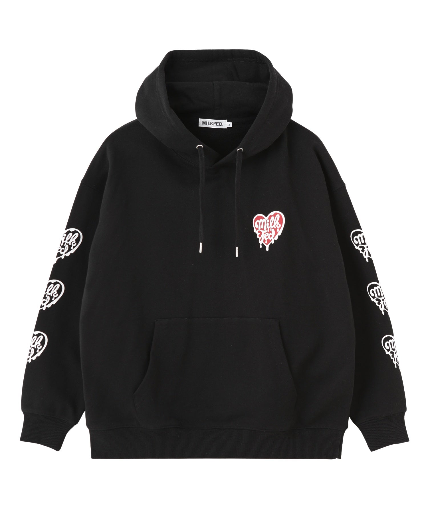MELTY HEART WIDE HOODIE SWEAT