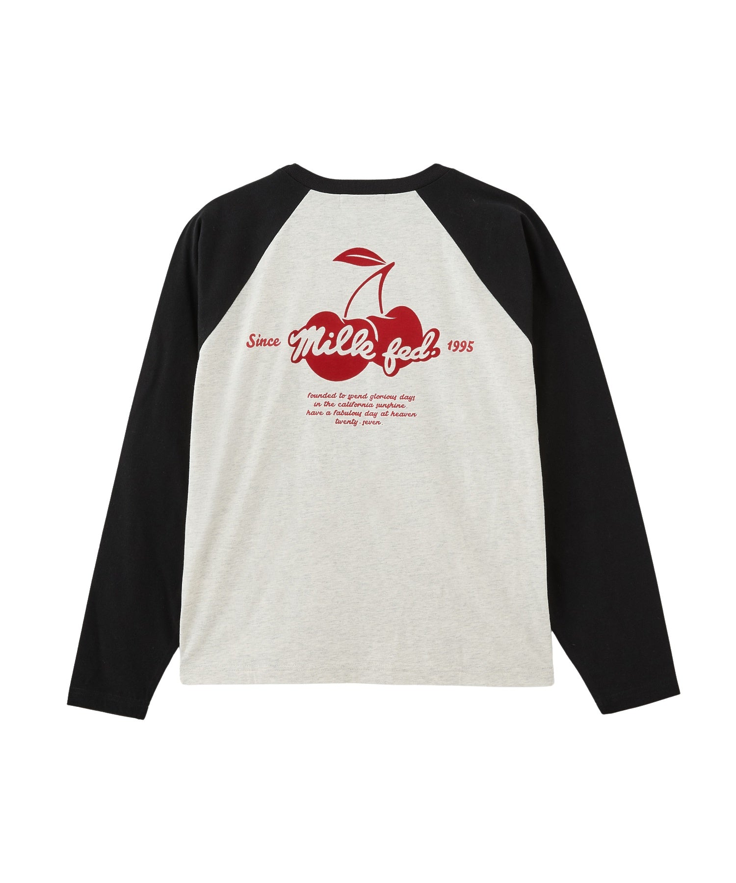 CHERRY FLOCK PRINT B/B TEE