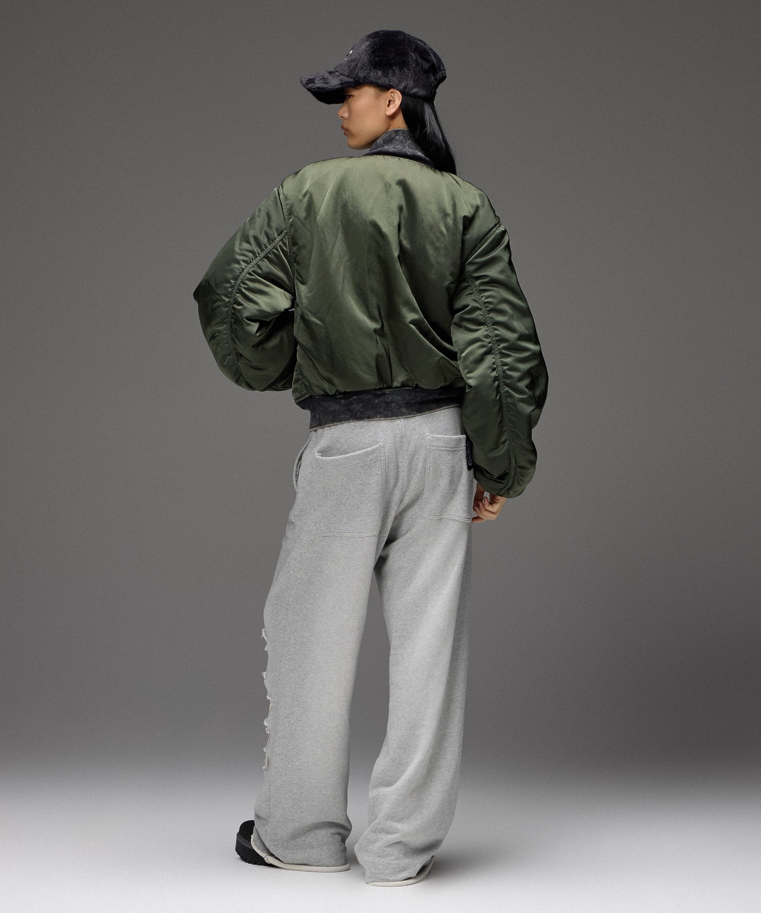 REVERSIBLE FADED MA-1 JACKET