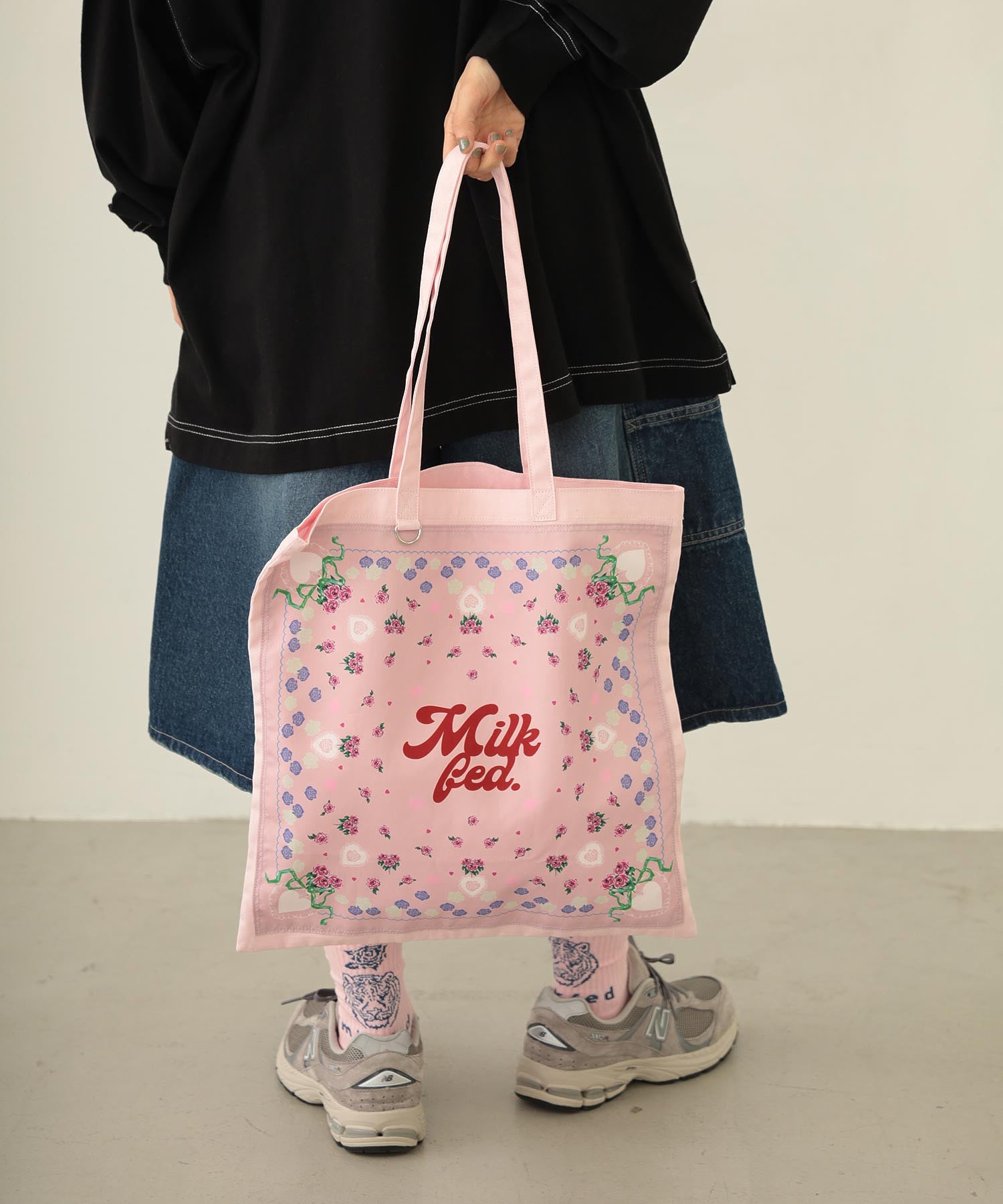FLOWER PATTERN BANDANA BAG
