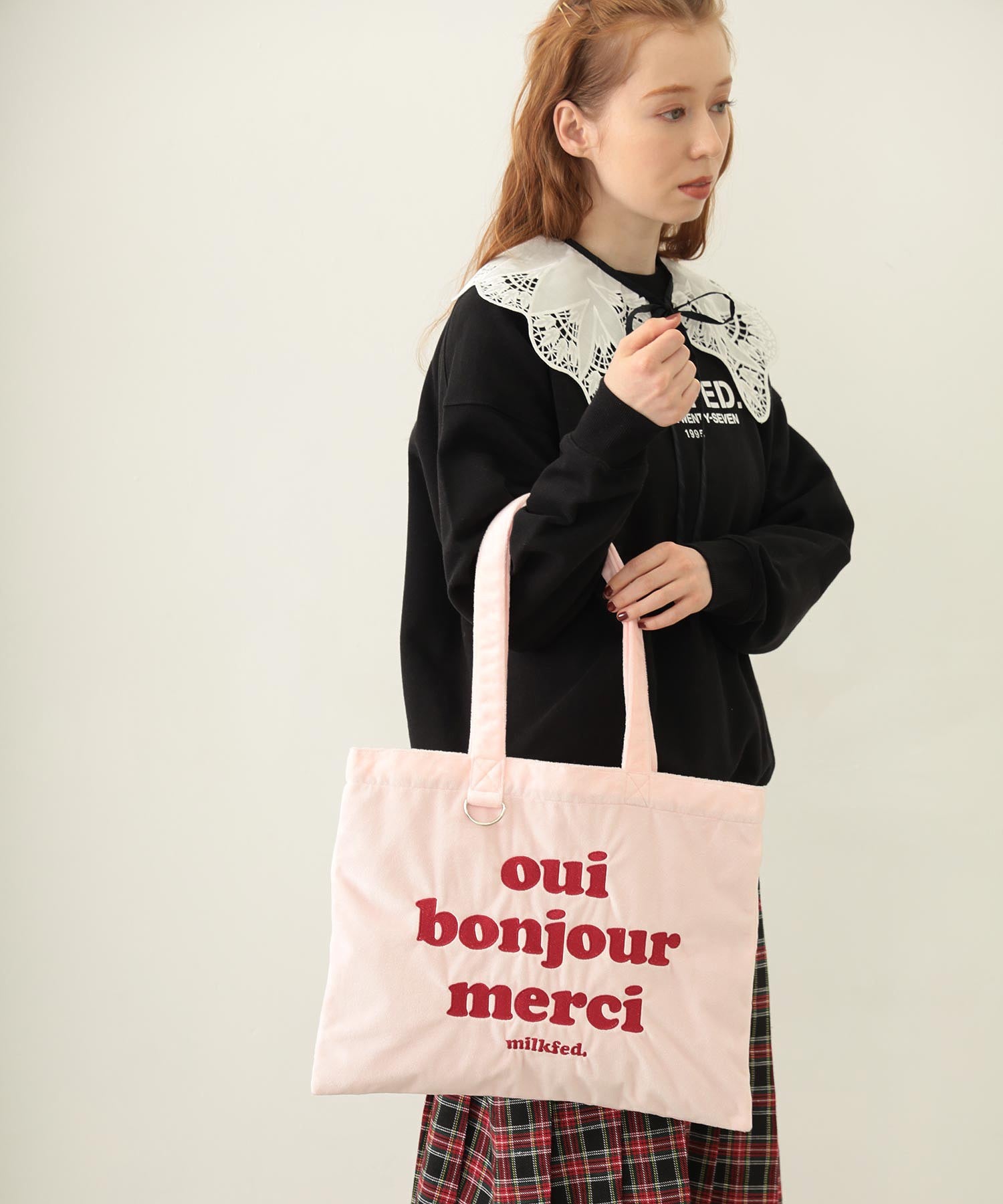LOGO FLUFFY BAG