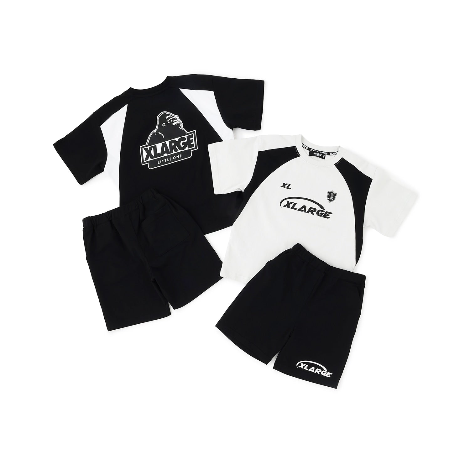 ユニフォーム風半袖セットアップ