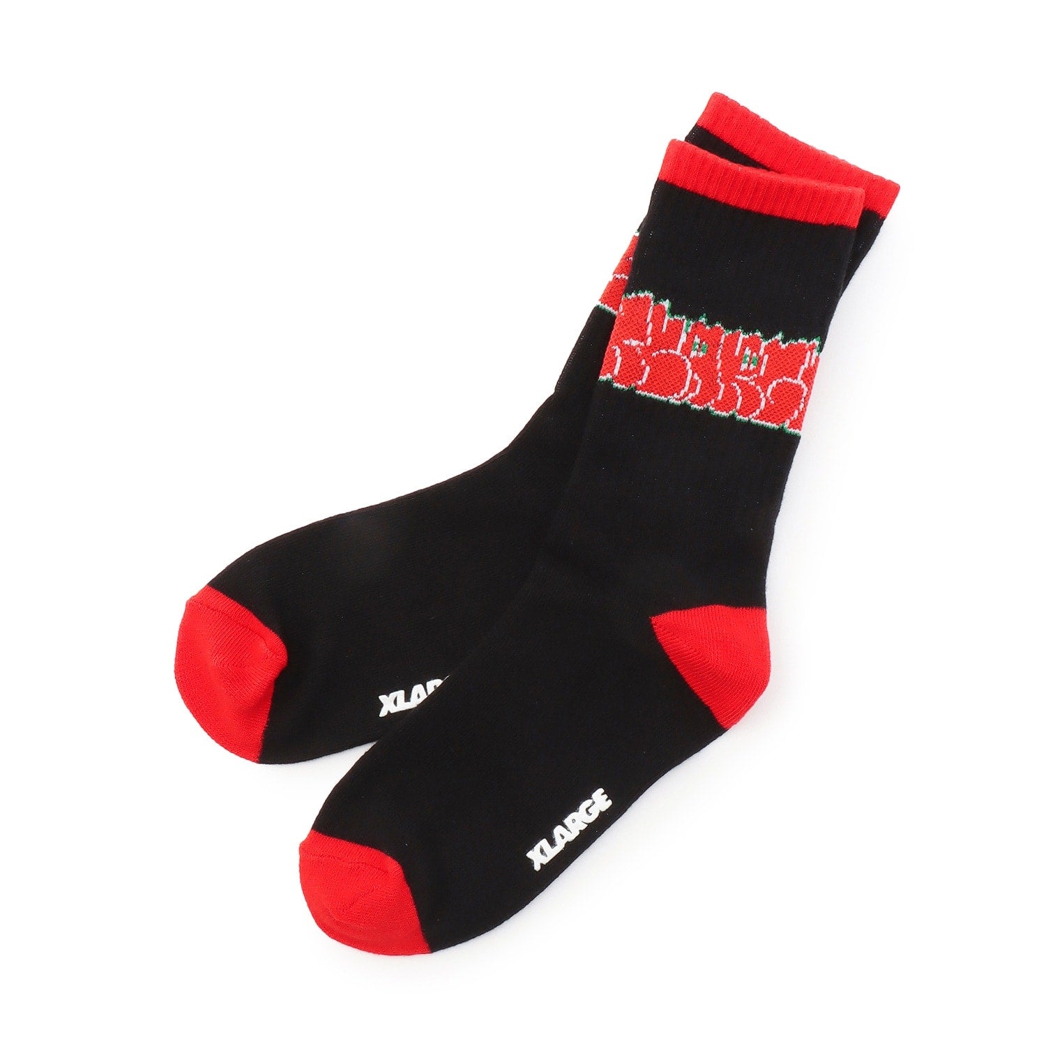 グラフィティロゴクルーソックス