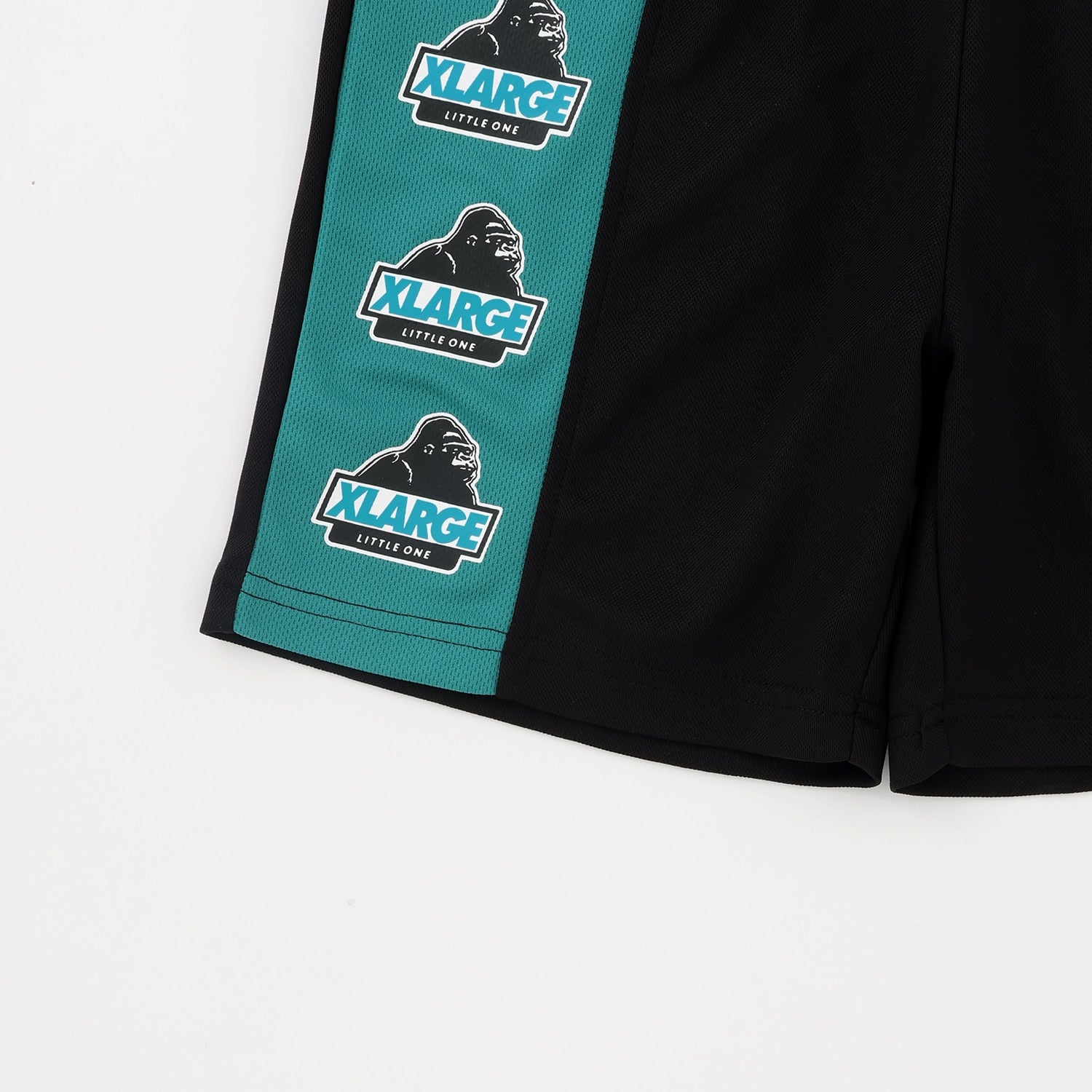 配色ロゴ半袖T+ショートパンツセット