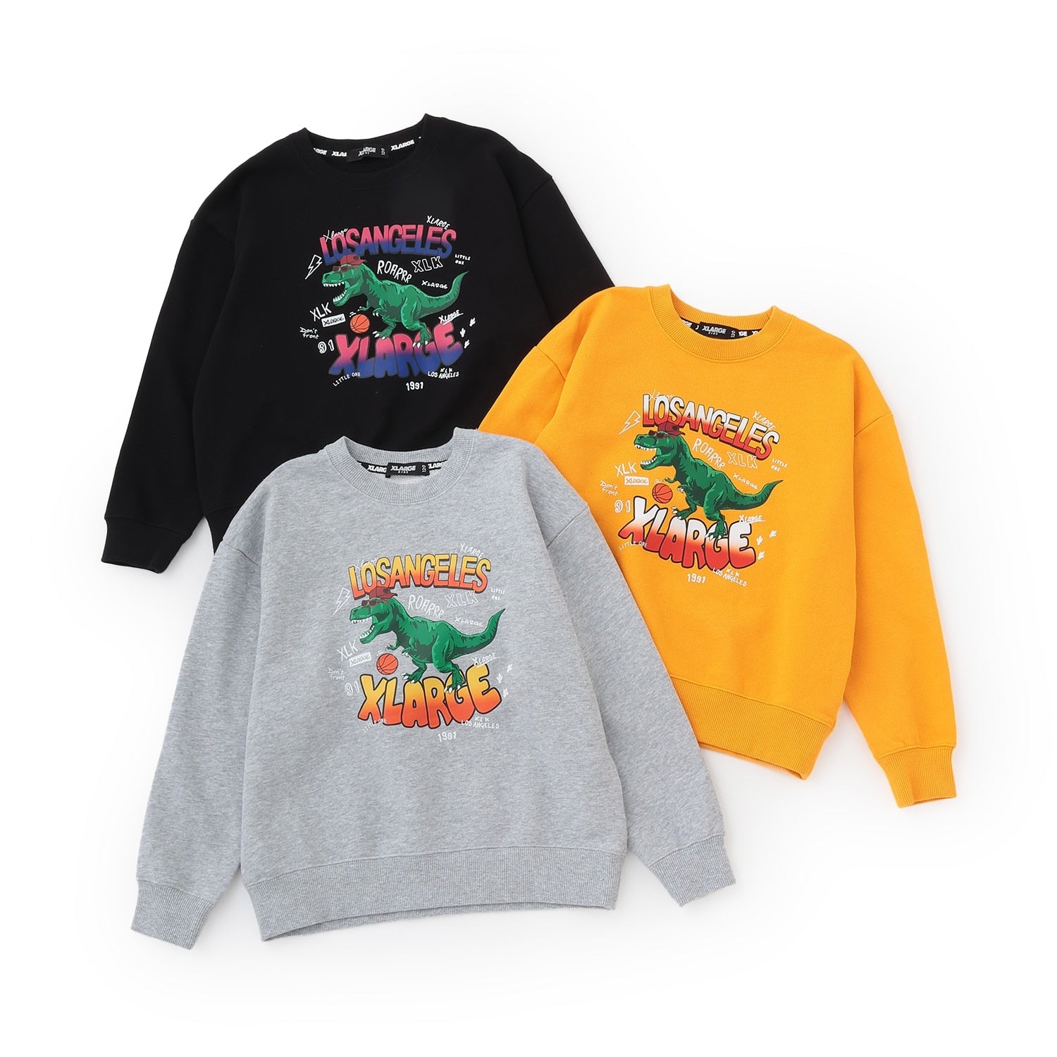 【人気商品再入荷】【直営店で取り扱い無し】バスケット恐竜トレーナー