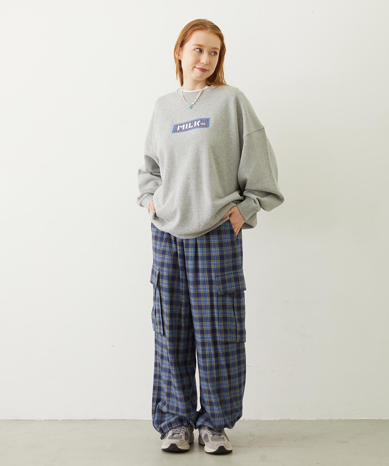 CHECKED CARGO PANTS
