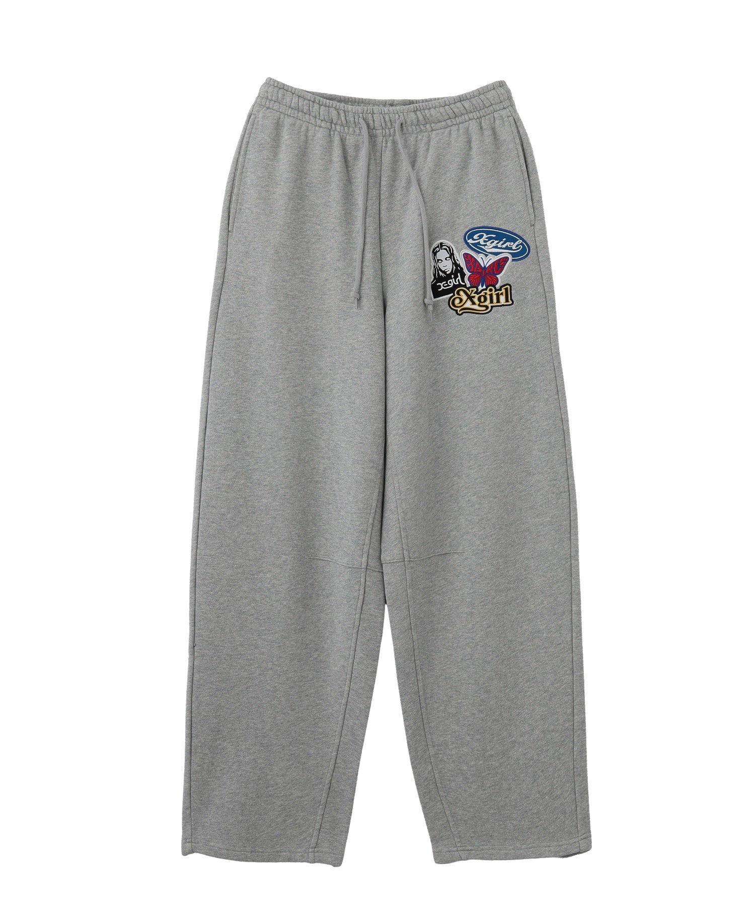 X-girl PATCHES SWEATPANTS