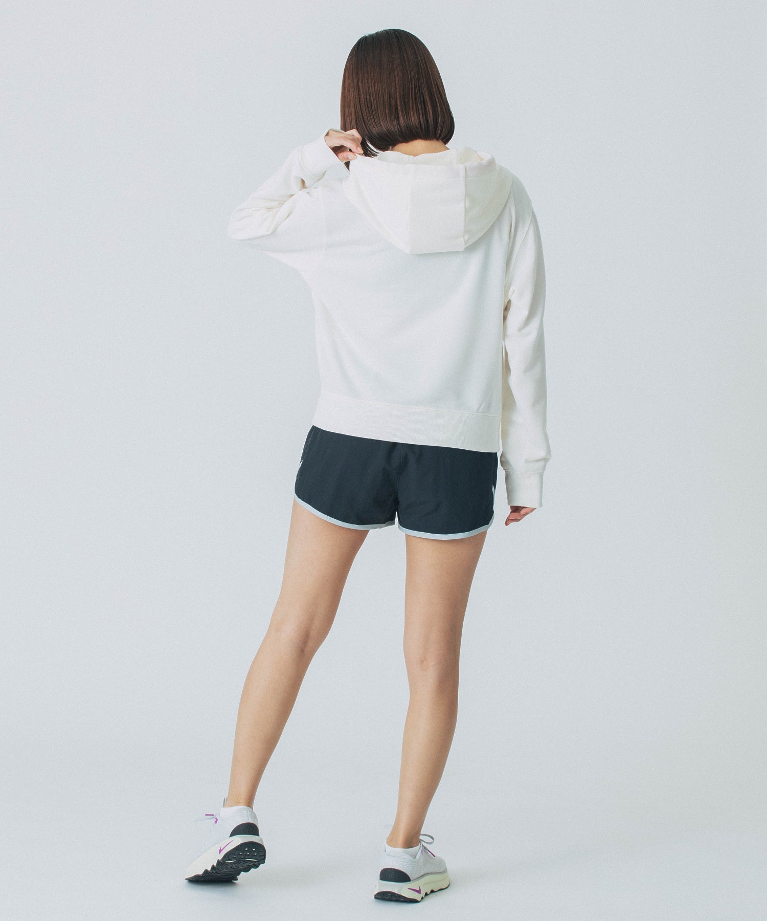 SHORT HOODIE SWEATSHIRT