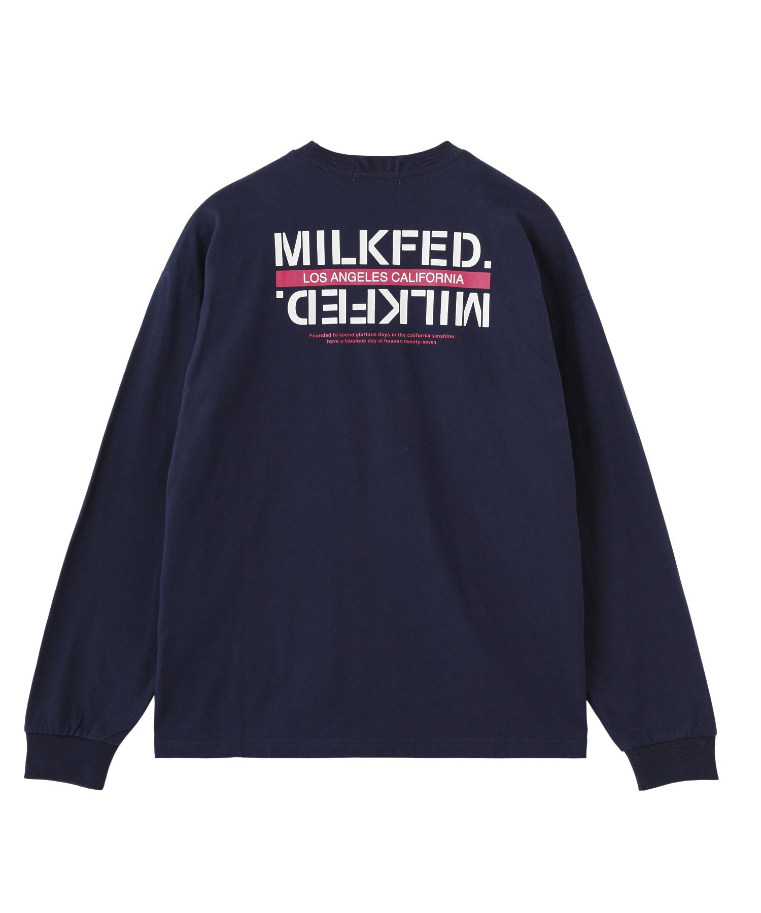 STENCIL CENTER LINE LOGO WIDE L/S TEE