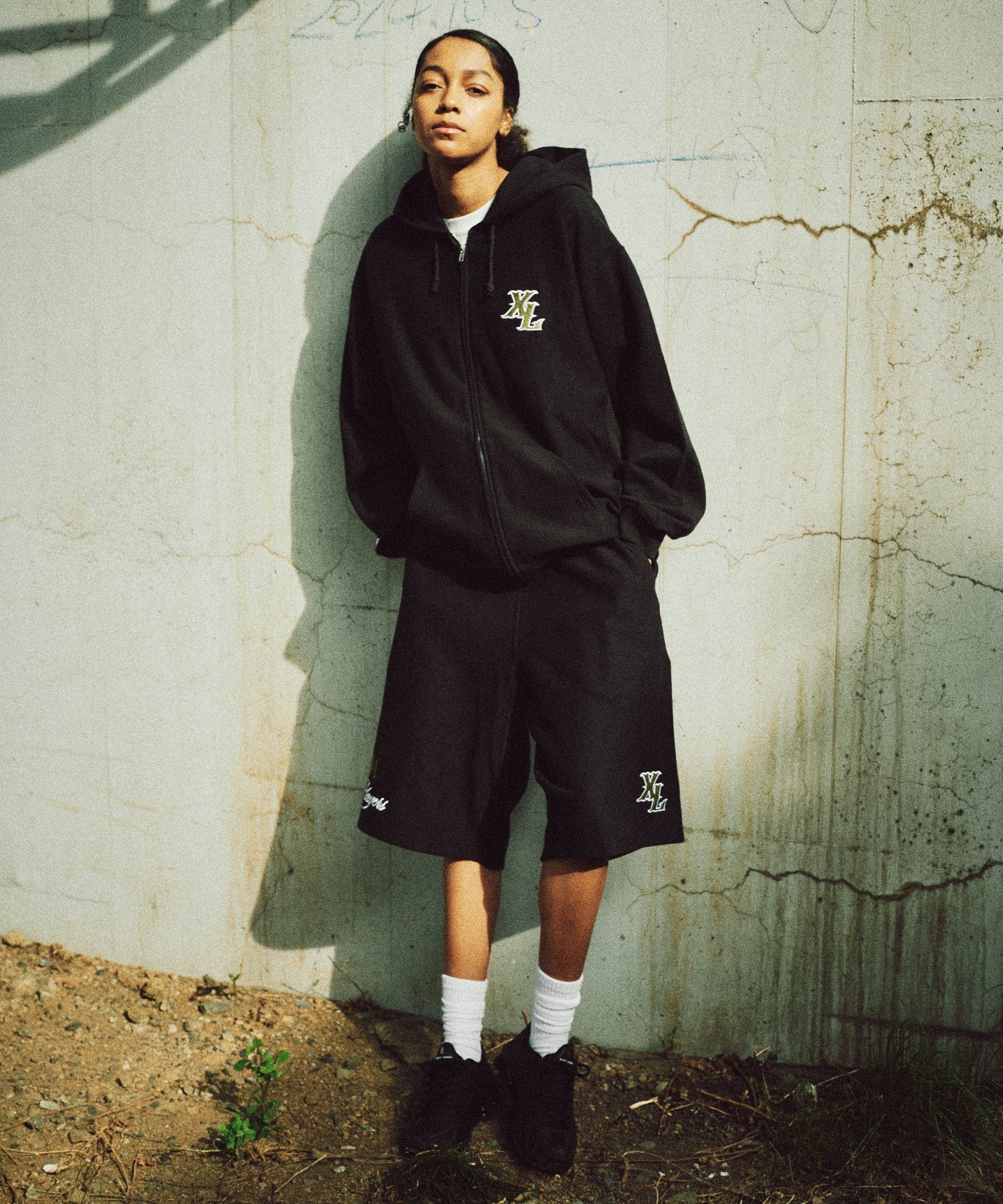 XLARGE×Champion ZIP UP HOODED SWEATSHIRT