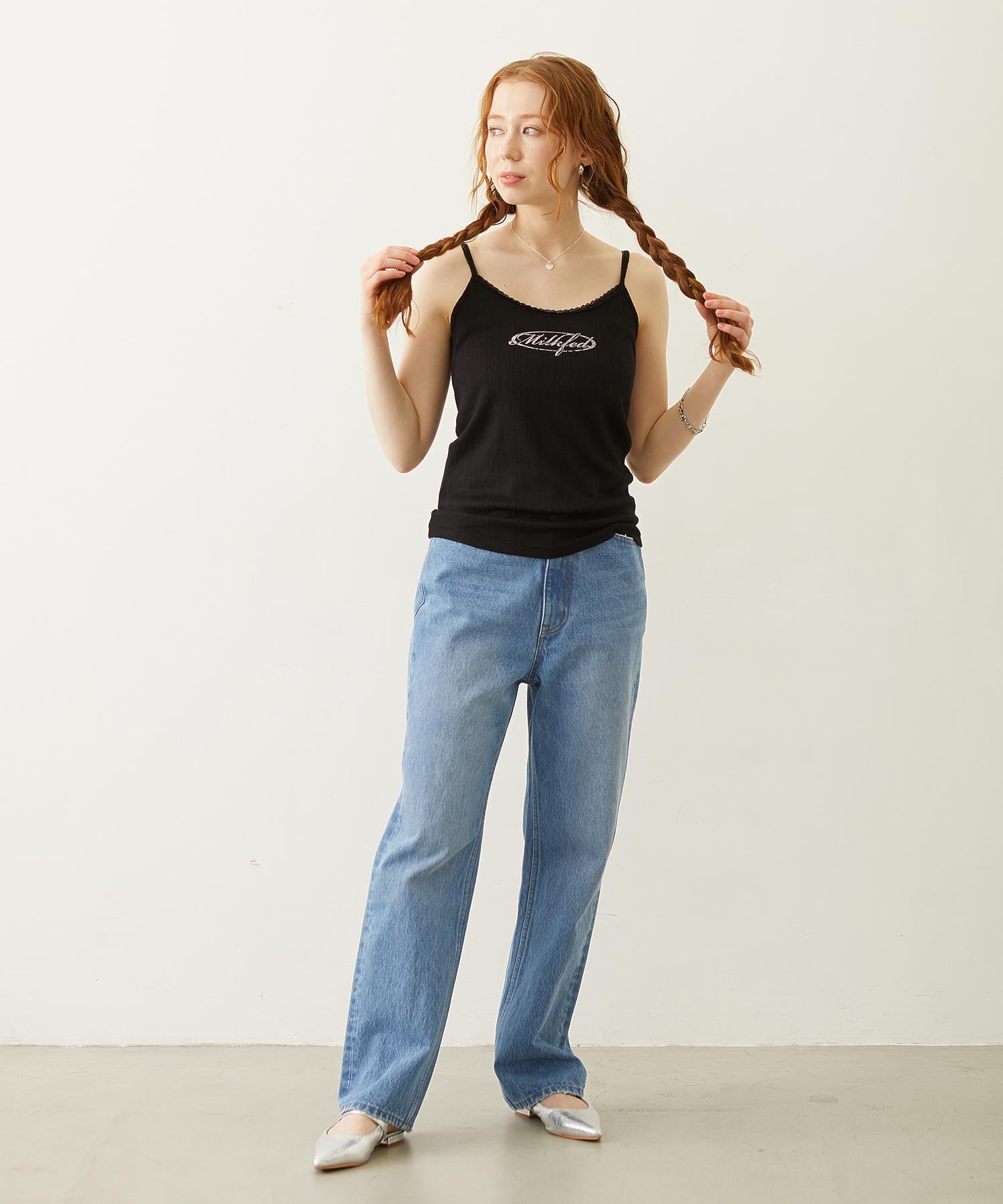 STRAIGHT DENIM PANTS