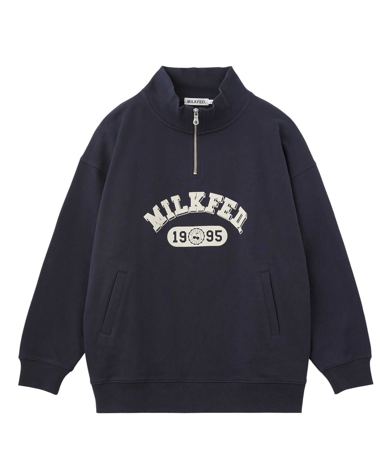 COLLEGE LOGO HALF ZIP TOP